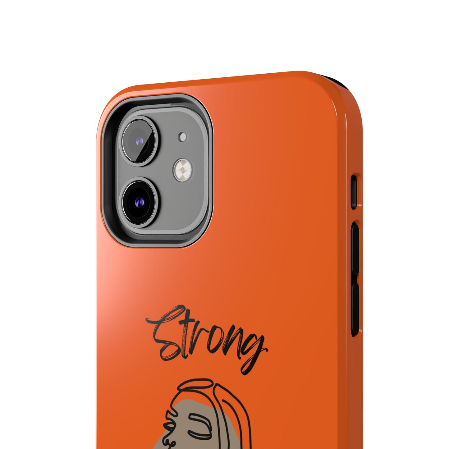 STRONG MOMMA Samsung Galaxy Tough Phone Cases (BL) Orange
