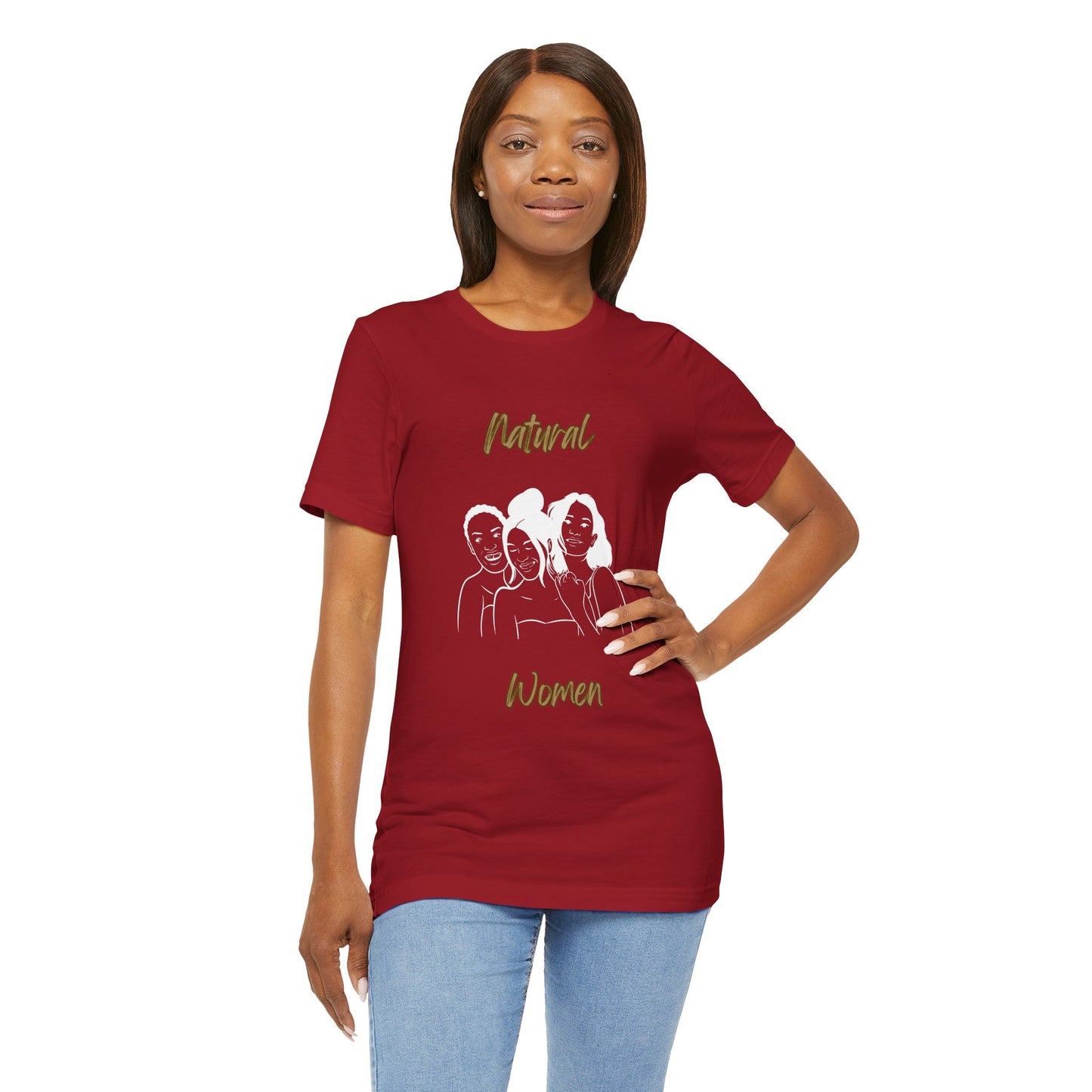 Natural Woman Laughing Friends (WL) Short Sleeve T-Shirt