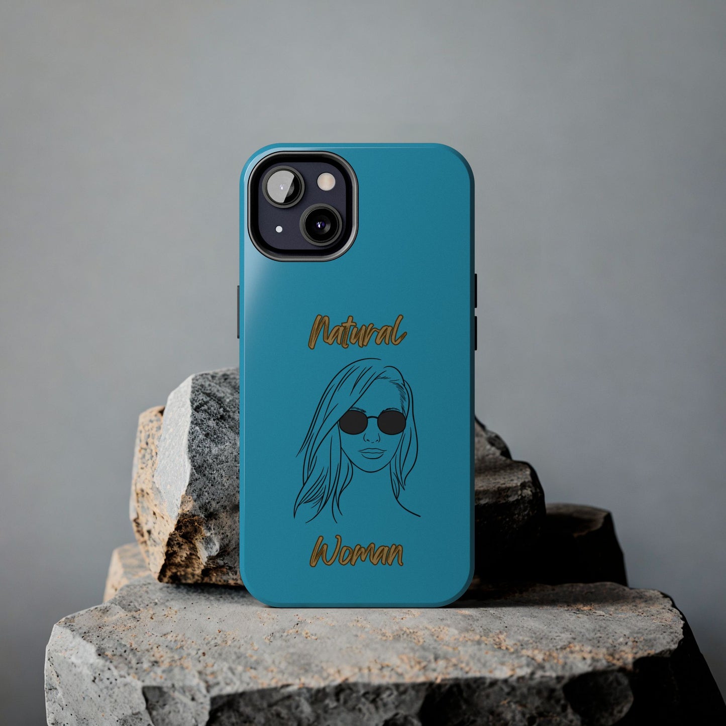Natural Woman Shades (BL)Tough Phone Cases TURQUOISE