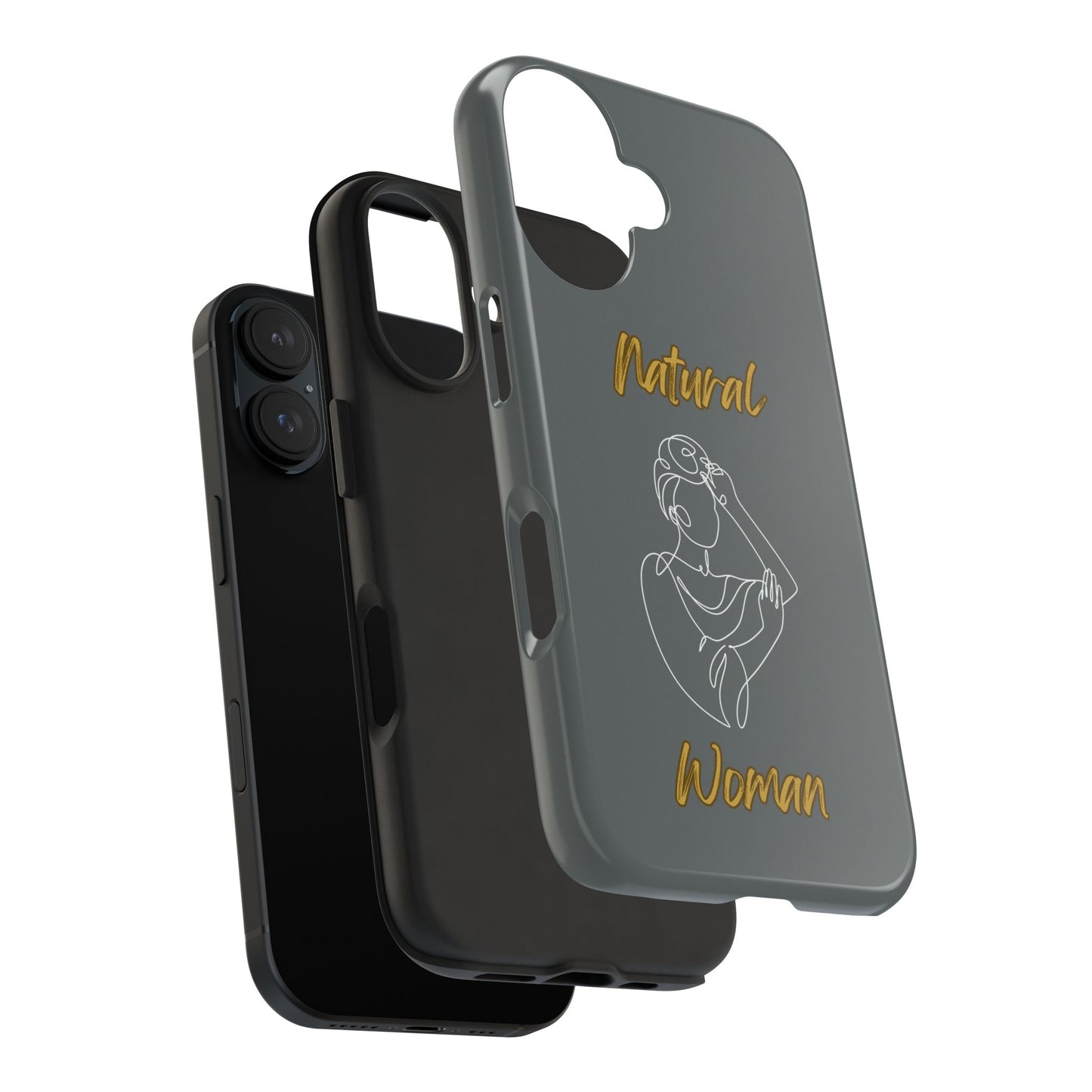 Natural Woman Style (WL)Tough Phone Cases DARK GREY