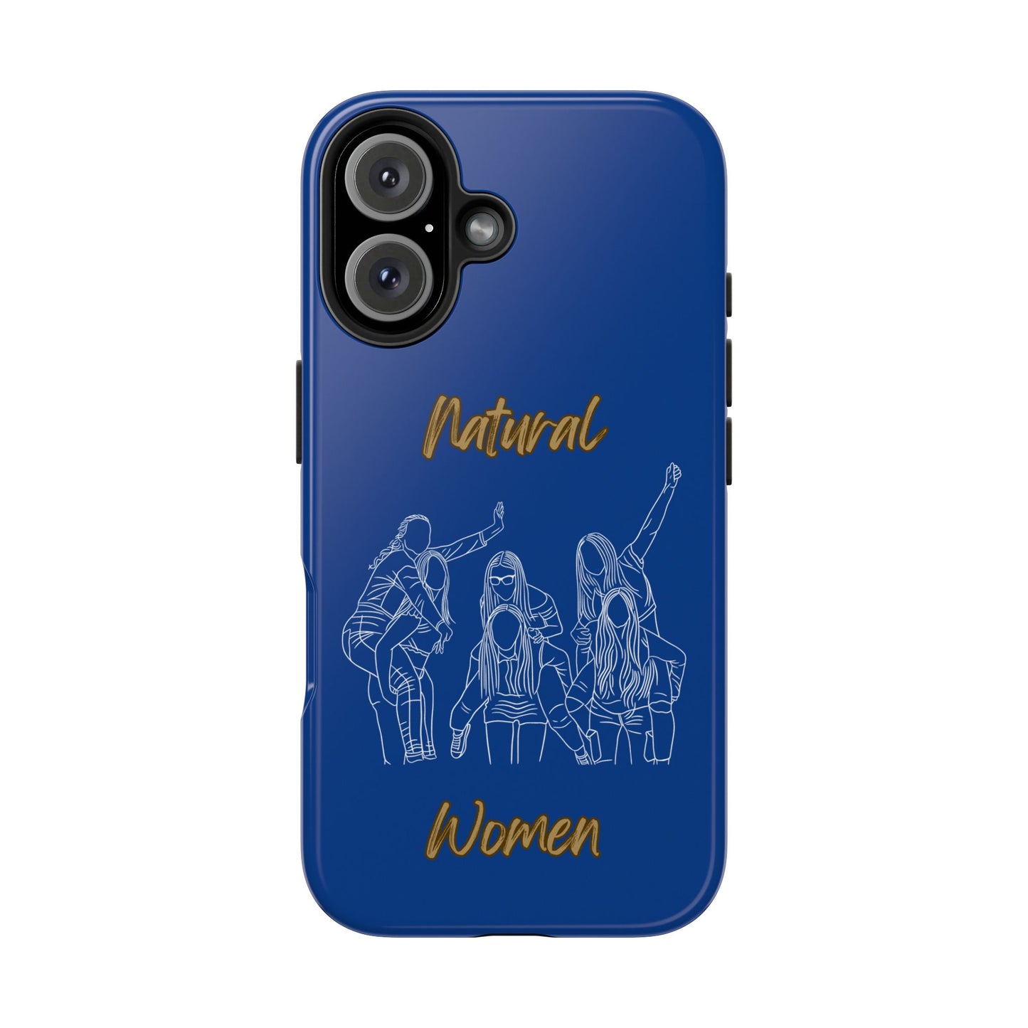 Natural Woman Piggy Back (WL) Tough Phone Cases DARK BLUE