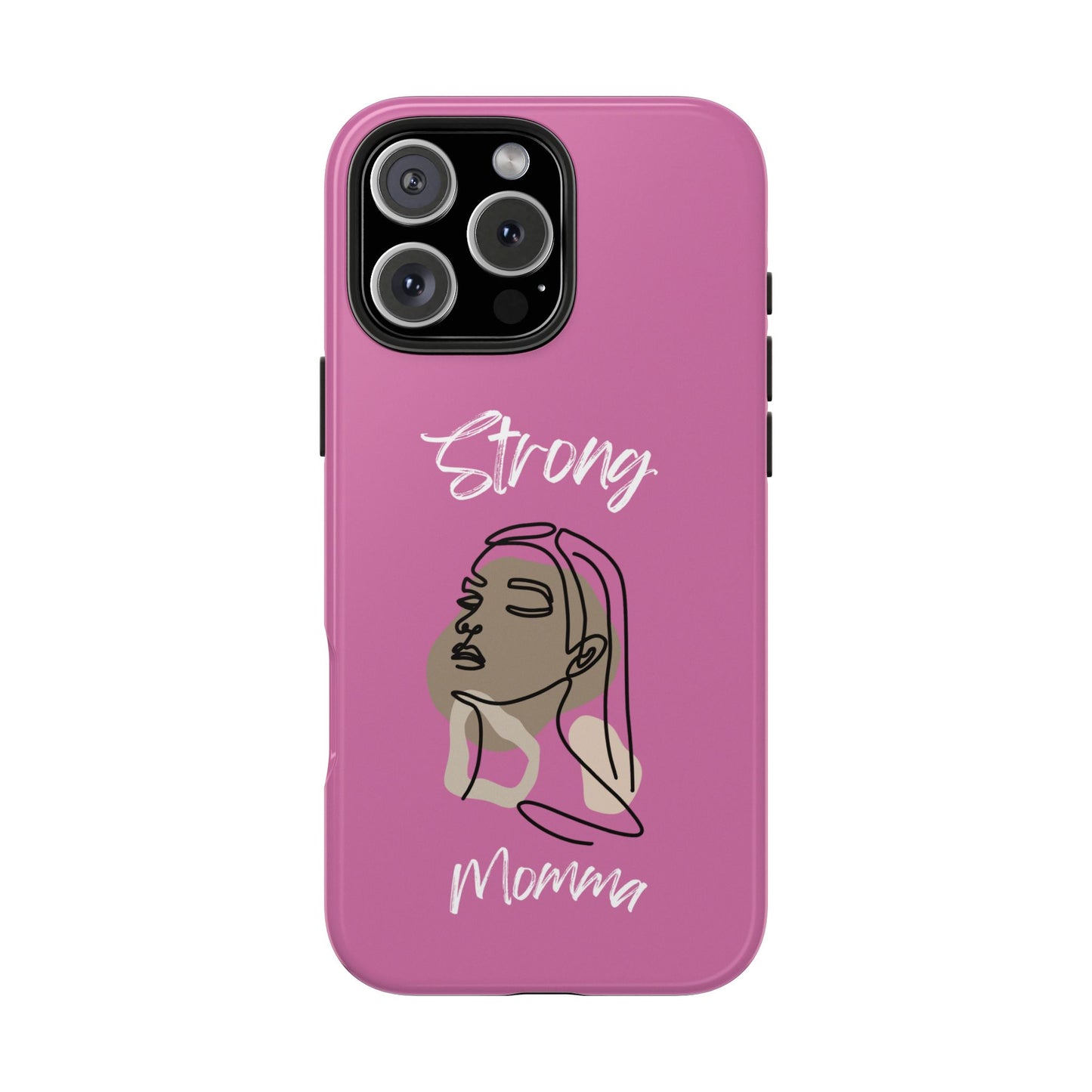 Strong Momma (WL) Tough Phone Cases LIGHT PINK