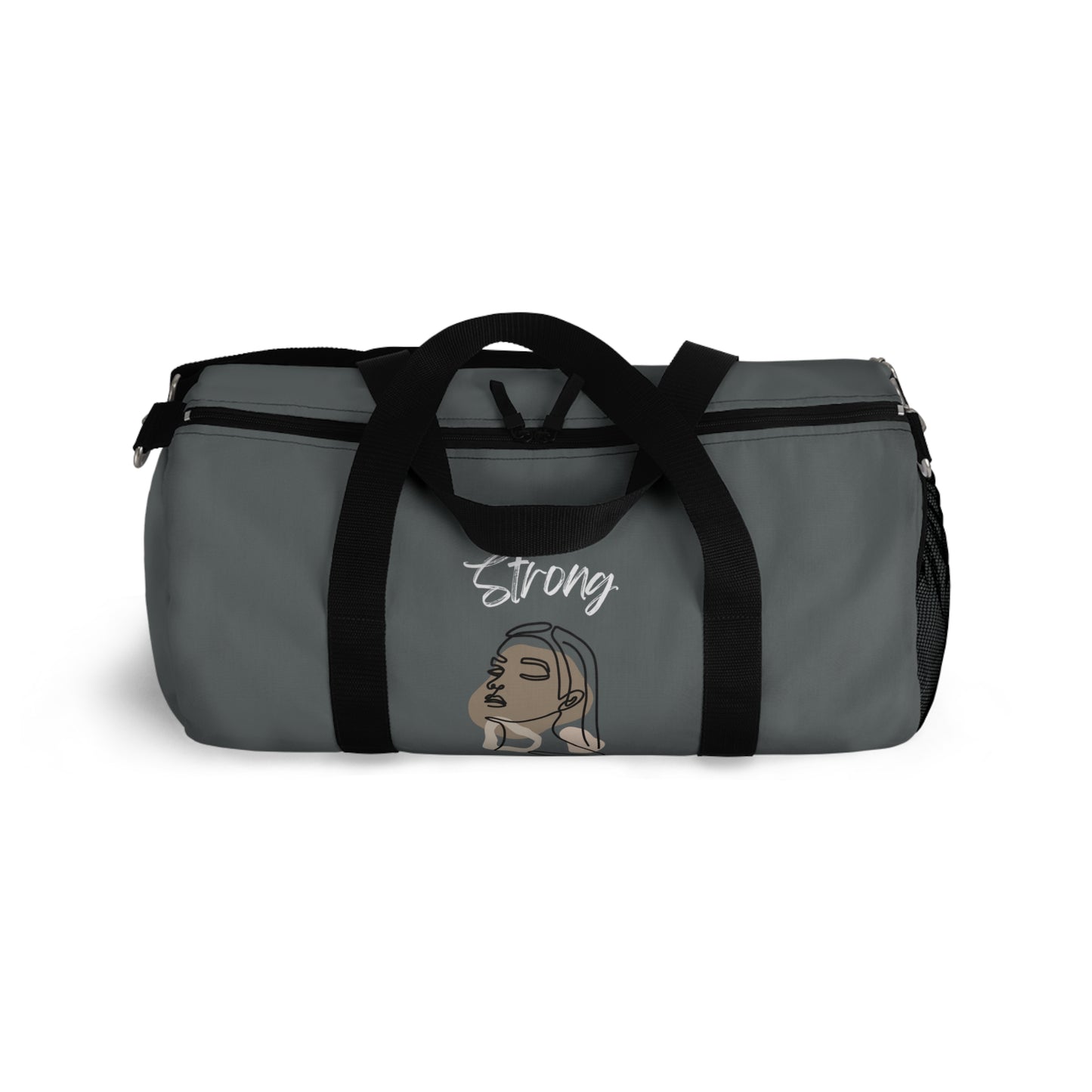 Strong Momma (WL) Duffel Bag DARK GREY