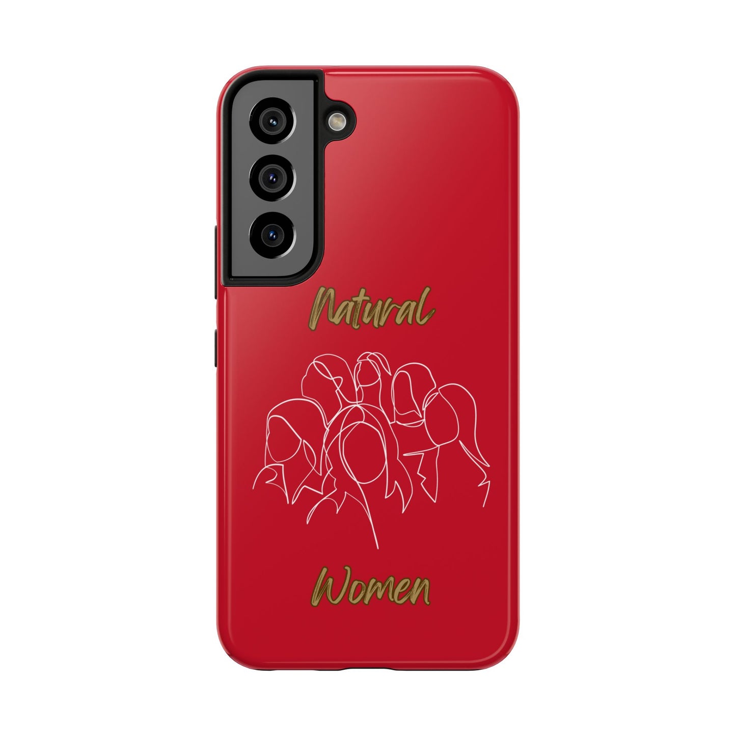 Natural Women Professionals (WL)Tough Phone Cases DARK RED
