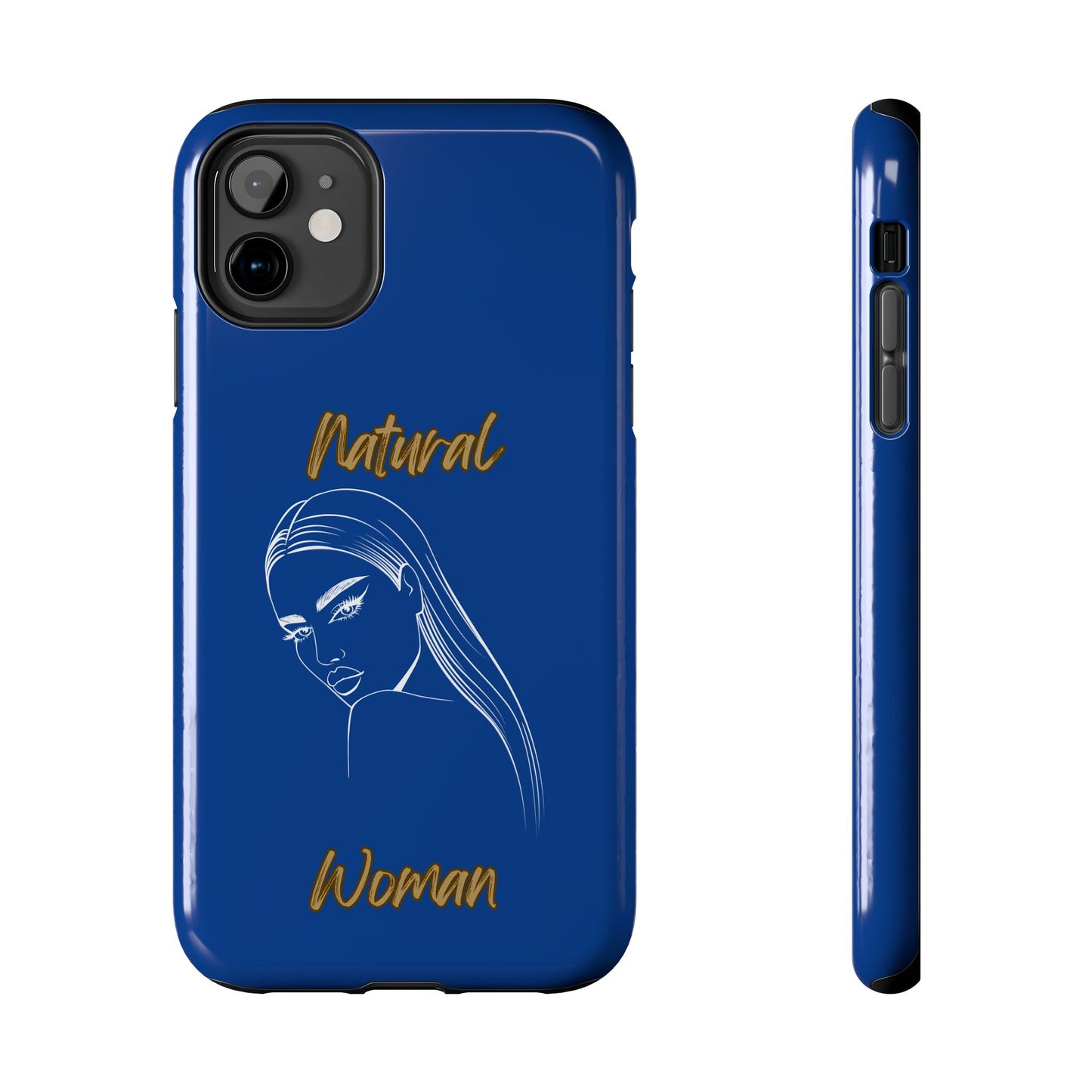 Natural Woman The Stare (WL)Tough Phone Cases DARK BLUE