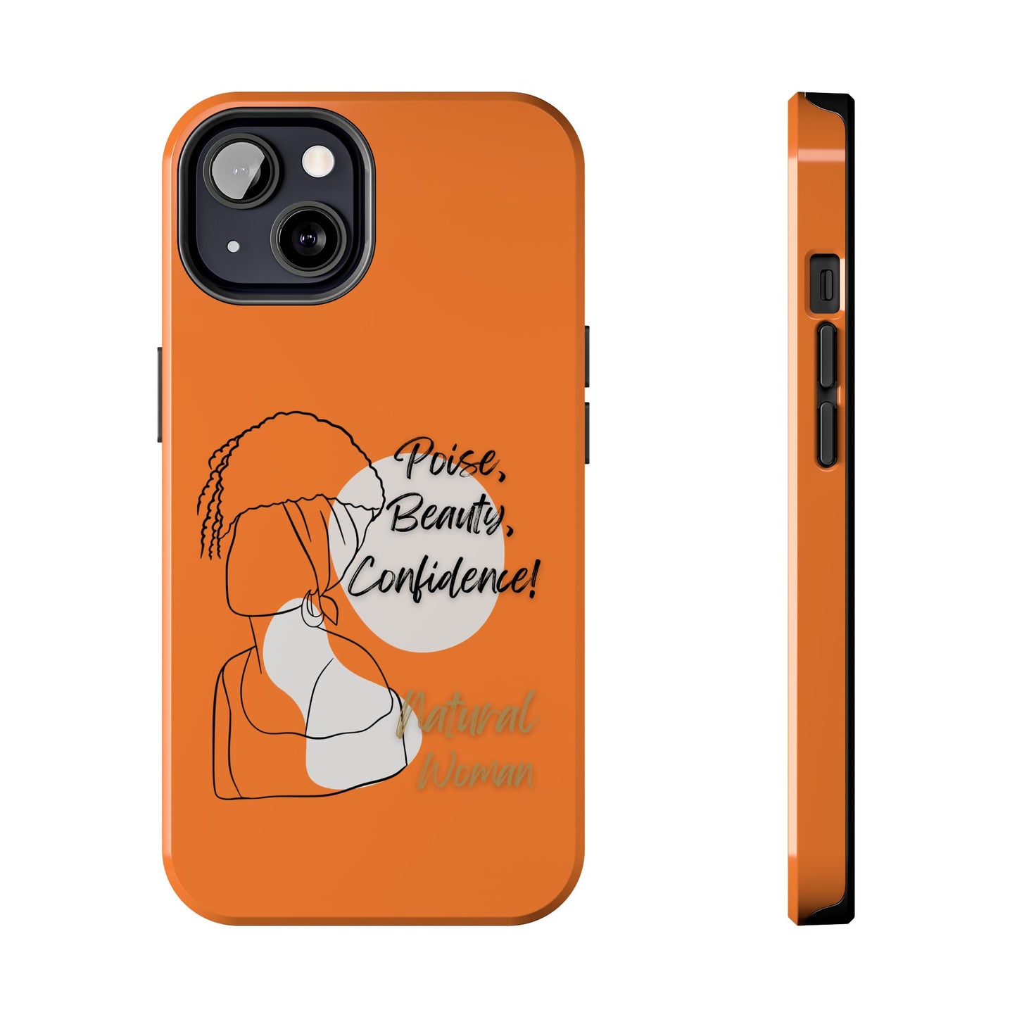 Natural Woman Puff (BL)Tough Phone Cases CRUSTA