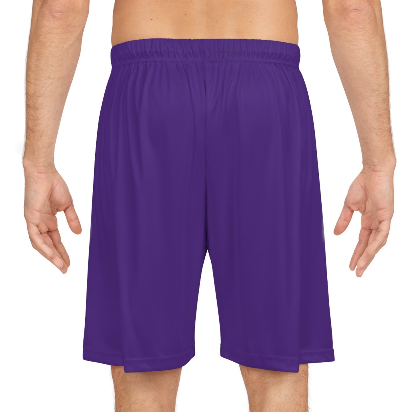 Kingdom Man (Gold) Basketball Shorts PURPLE