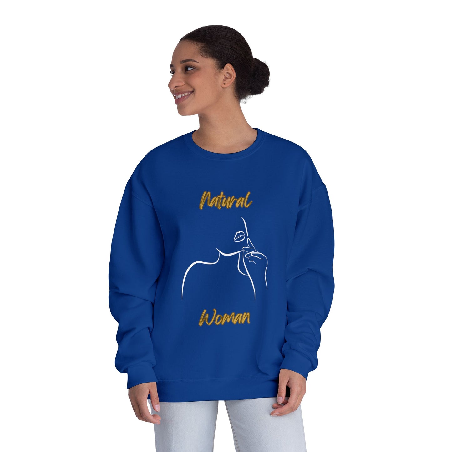 Natural Woman Chin Up (WL) Crewneck Sweatshirt