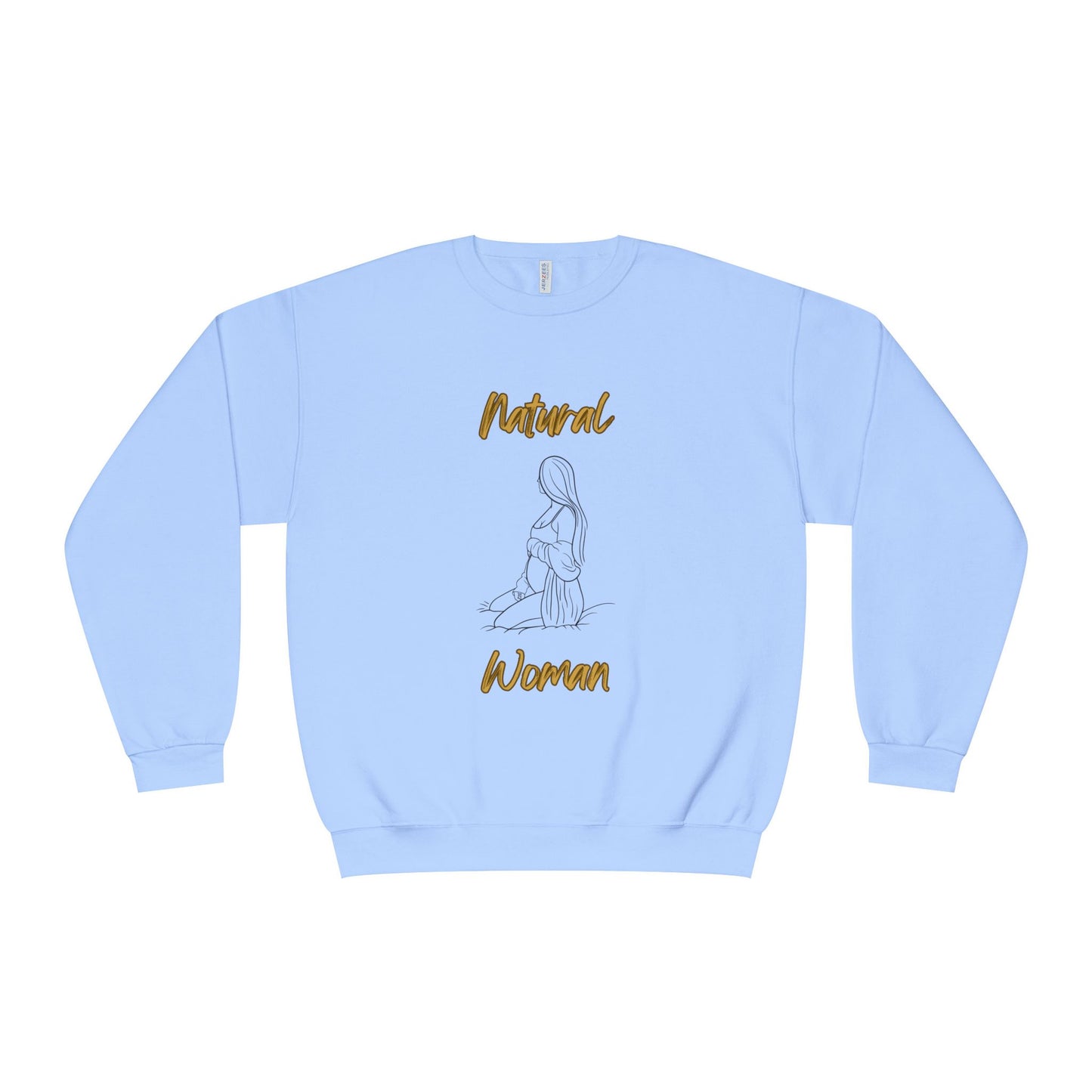 Natural Woman Expecting (BL) Crewneck Sweatshirt