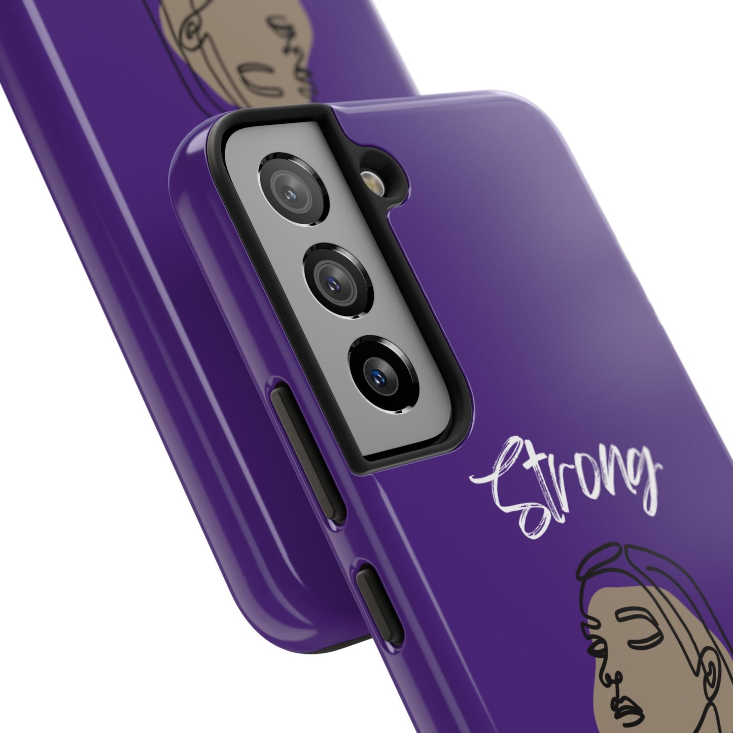 Strong Momma (WL) Tough Phone Cases PURPLE