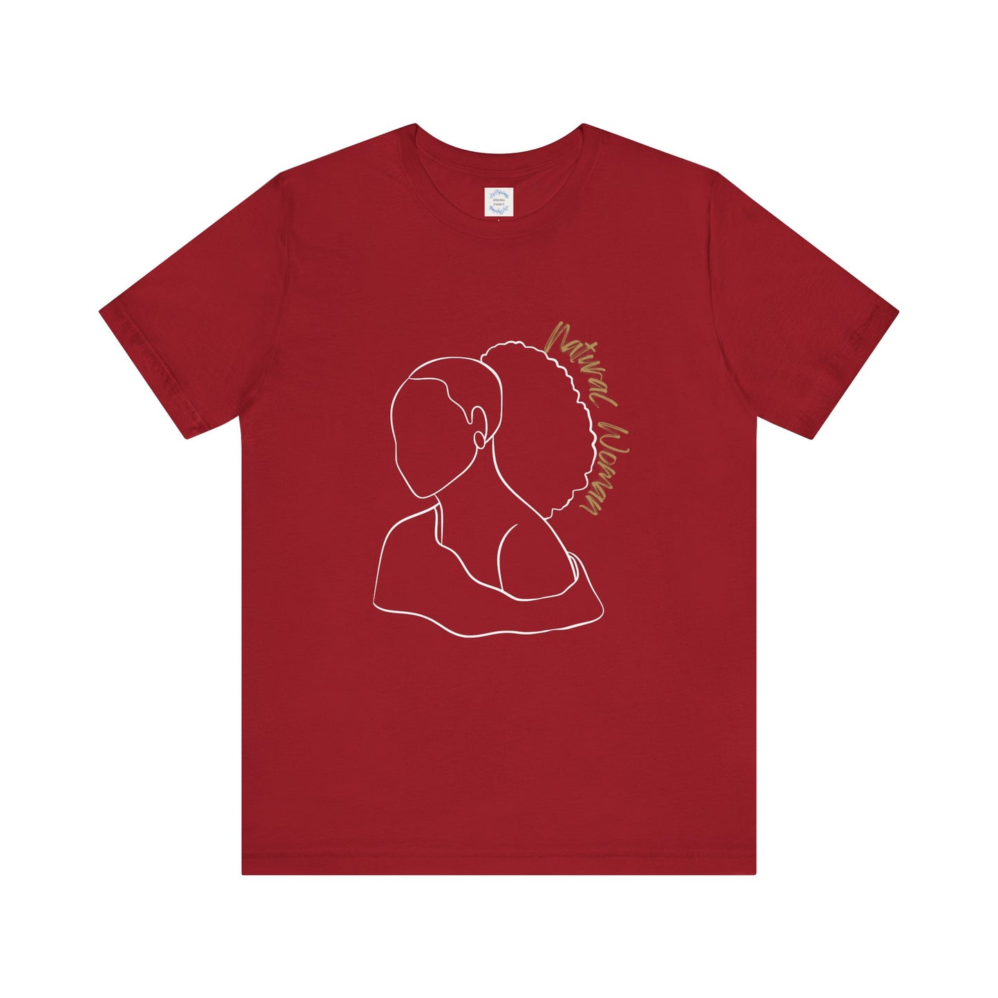 Natural Woman Behind Head Puff (WL) Short Sleeve T-Shirt