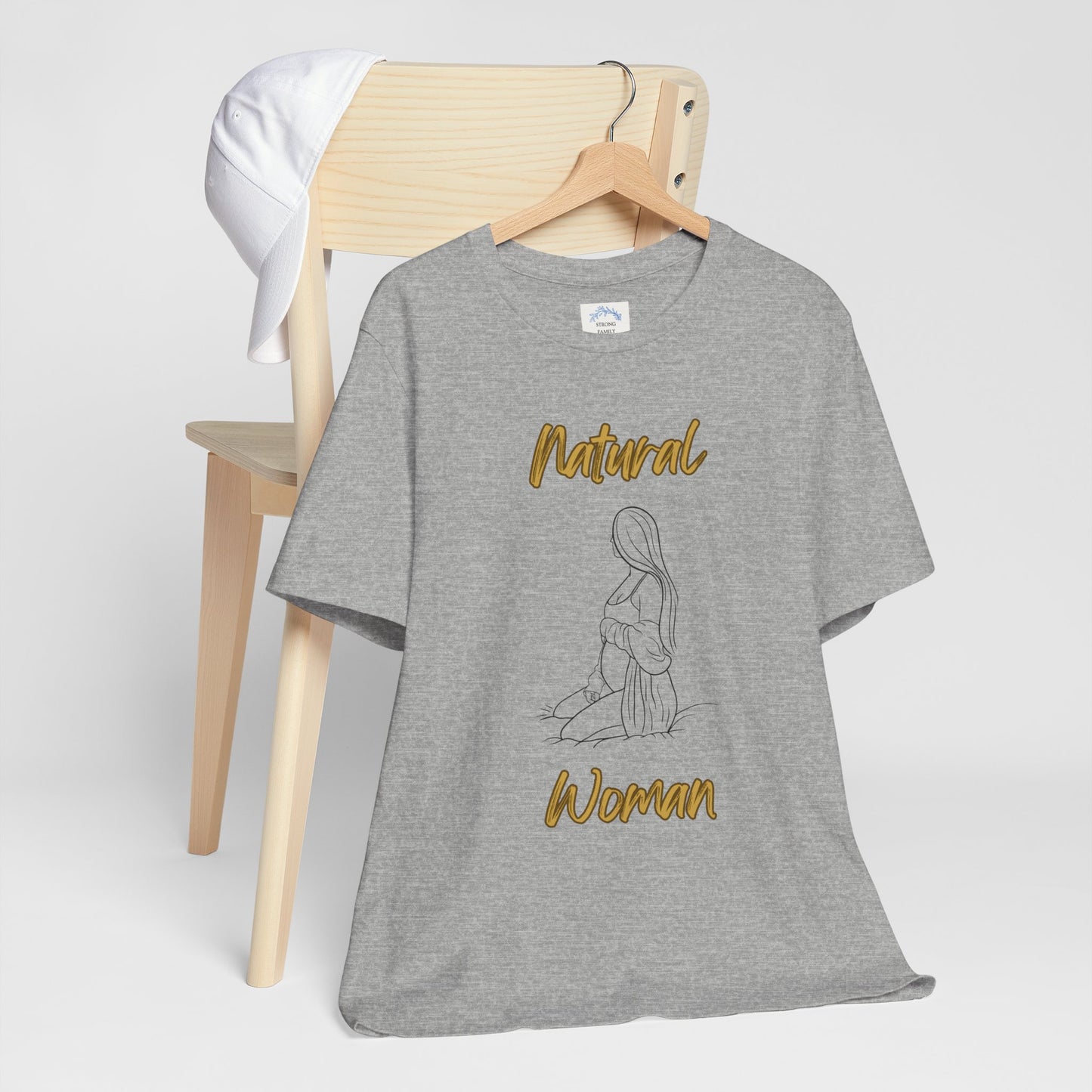 Natural Woman Expecting (BL) Short Sleeve T-Shirt