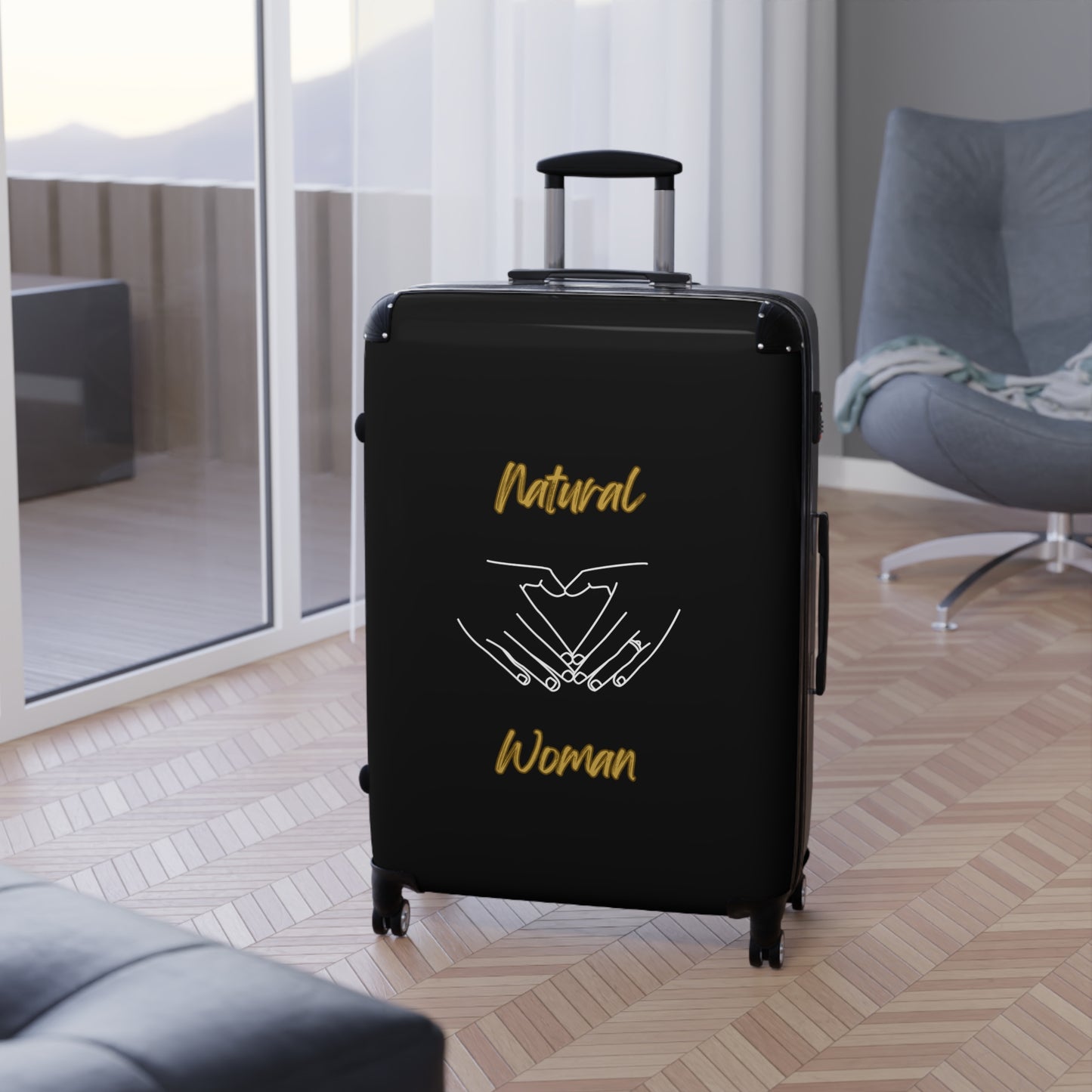 Natural Woman Long Awaited (WL) Suitcase BLACK