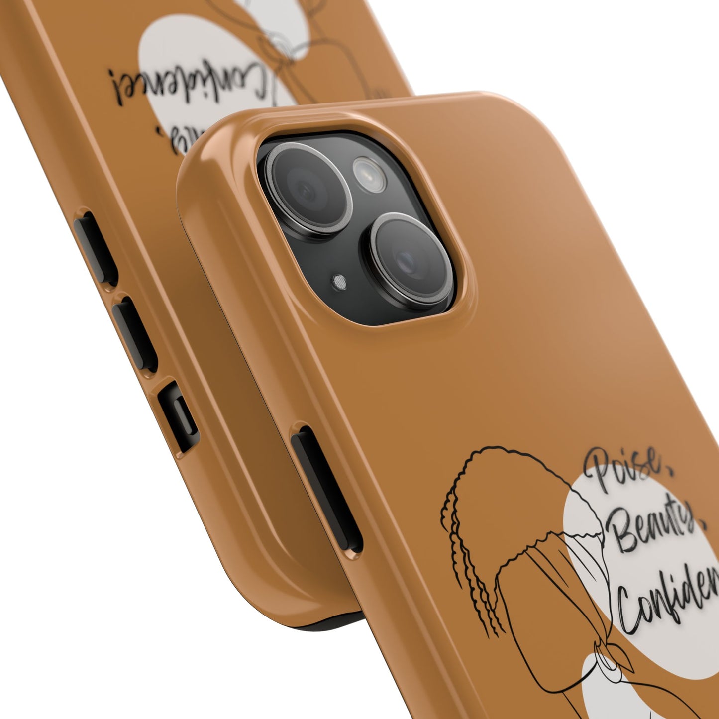 Natural woman Puff (BL)Tough Phone Cases LIGHT BROWN