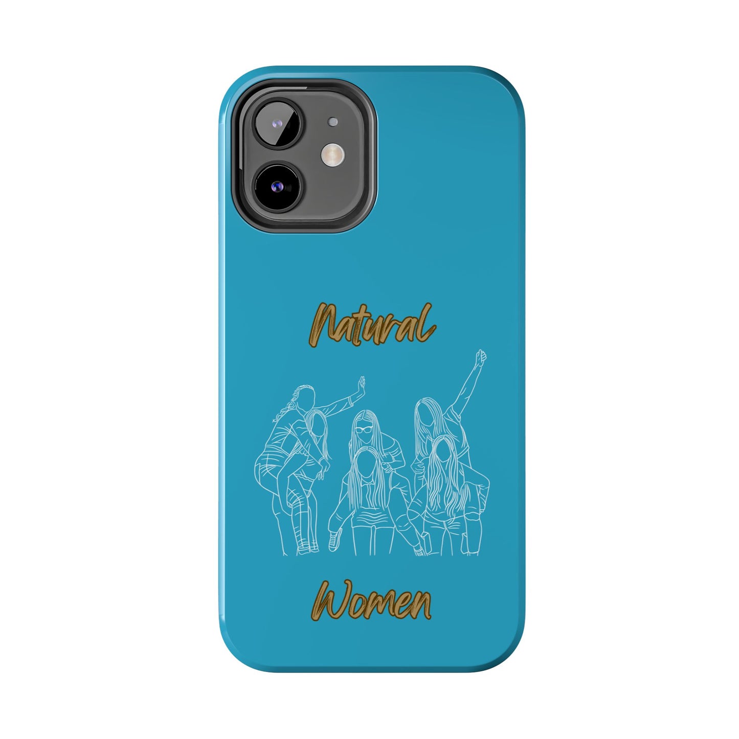 Natural Woman Piggy Back (WL)Tough Phone Cases TURQUOISE
