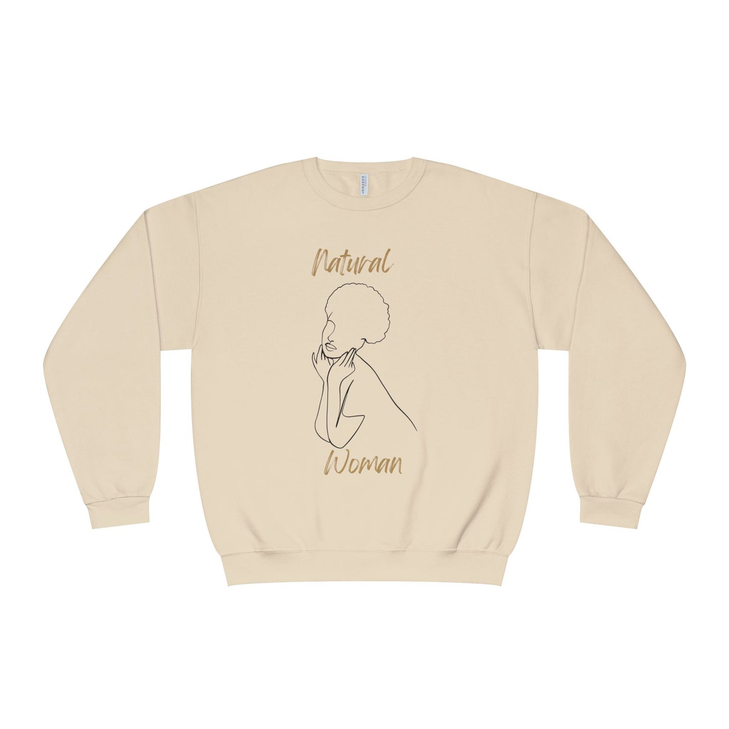 Natural Woman Cute Afro (BL) Crewneck Sweatshirt