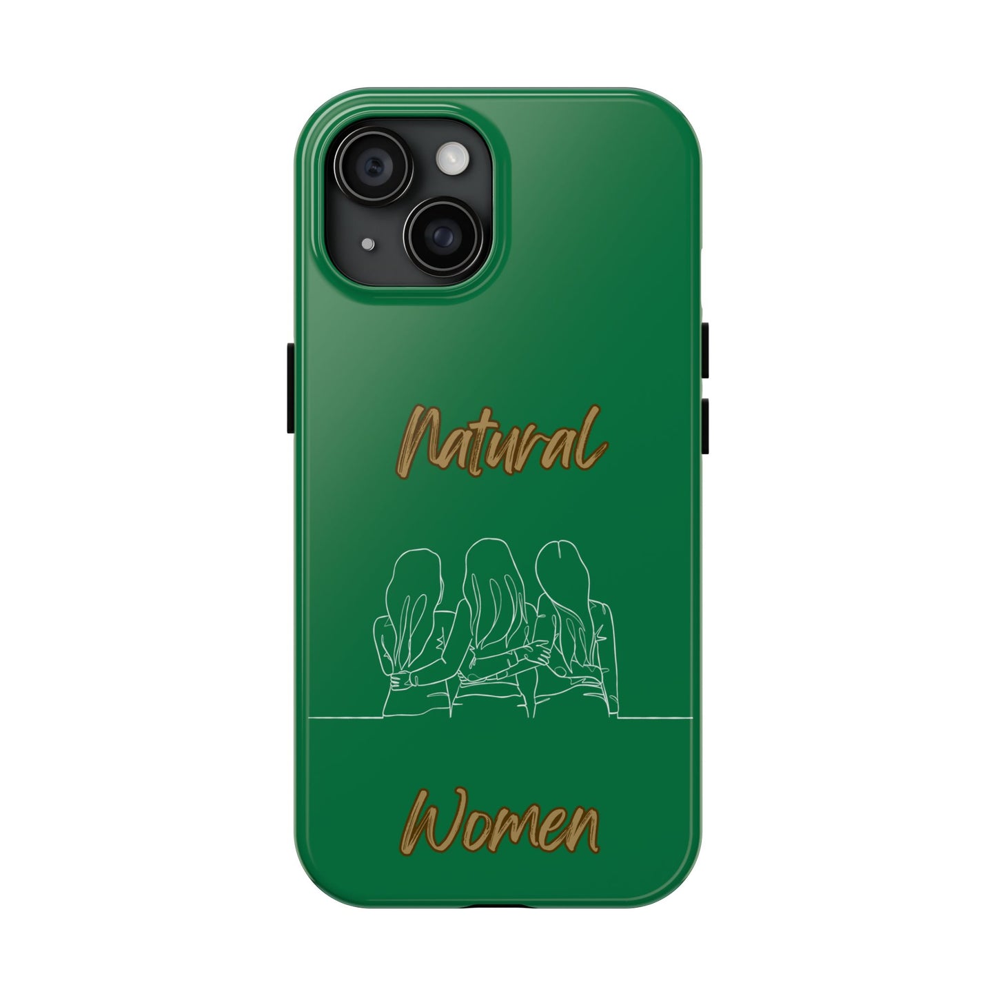 Natural Woman Loving Friends (WL) Tough Phone Cases DARK GREEN