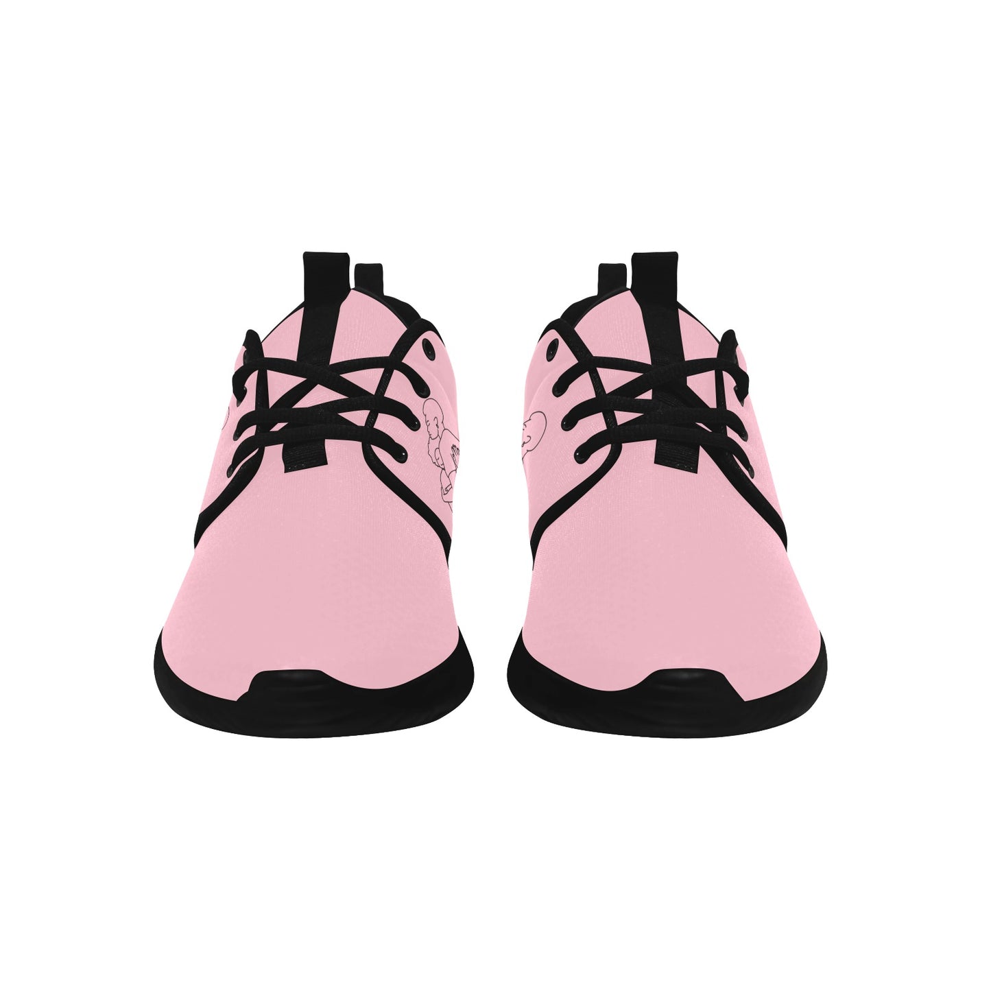 Natural Woman SAFE WITH MOMMA (BL) PINK w/ Sole Sneakers