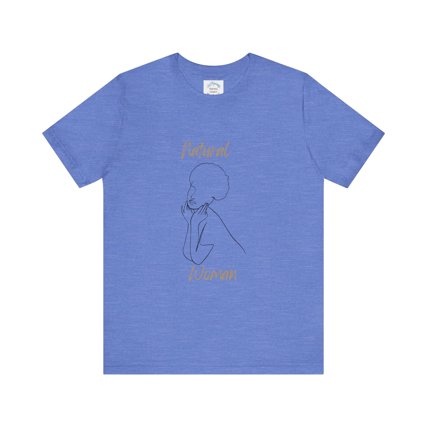 Natural Woman Cute Afro (BL) Short Sleeve T-Shirt