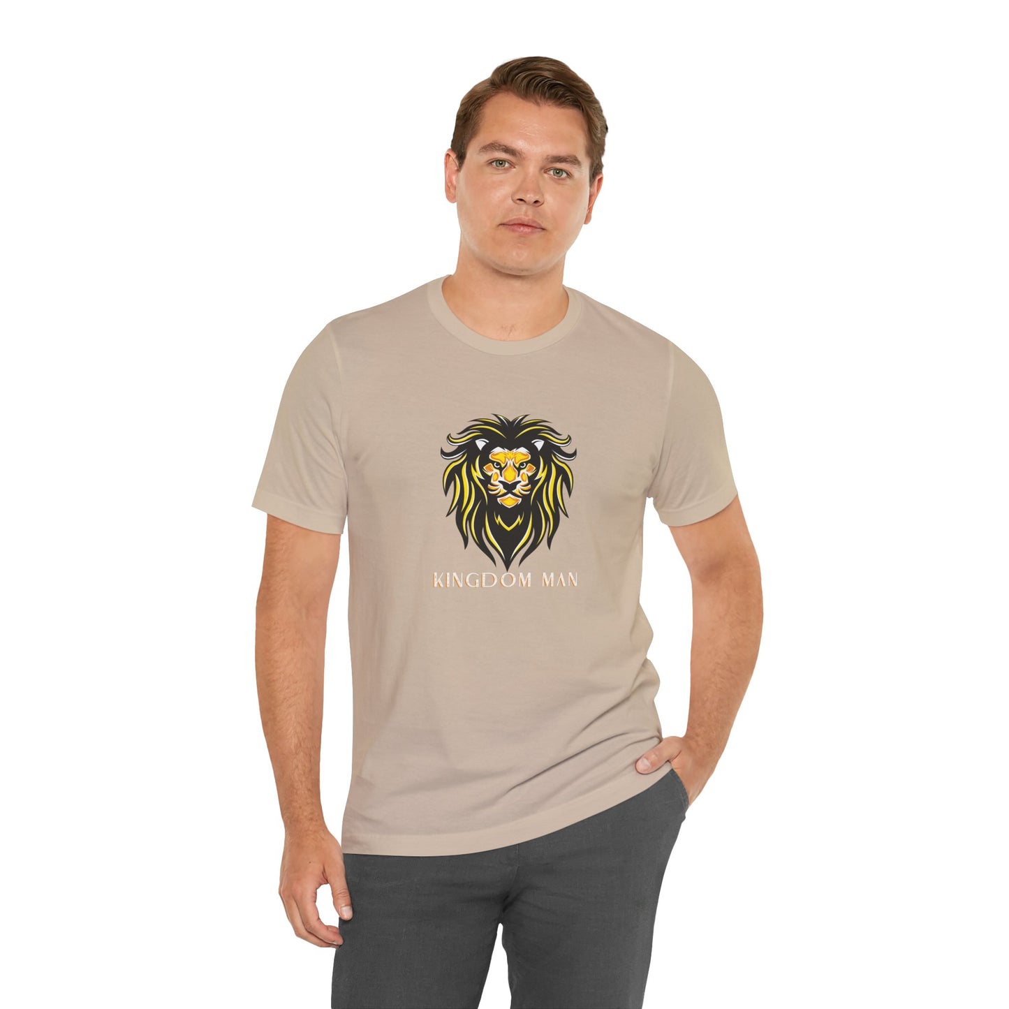 Kingdom Man (White/Gold) Short Sleeve T-Shirt