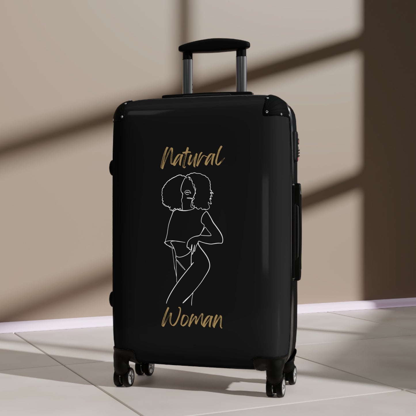 Natural Women Pose (WL) Suitcase BLACK