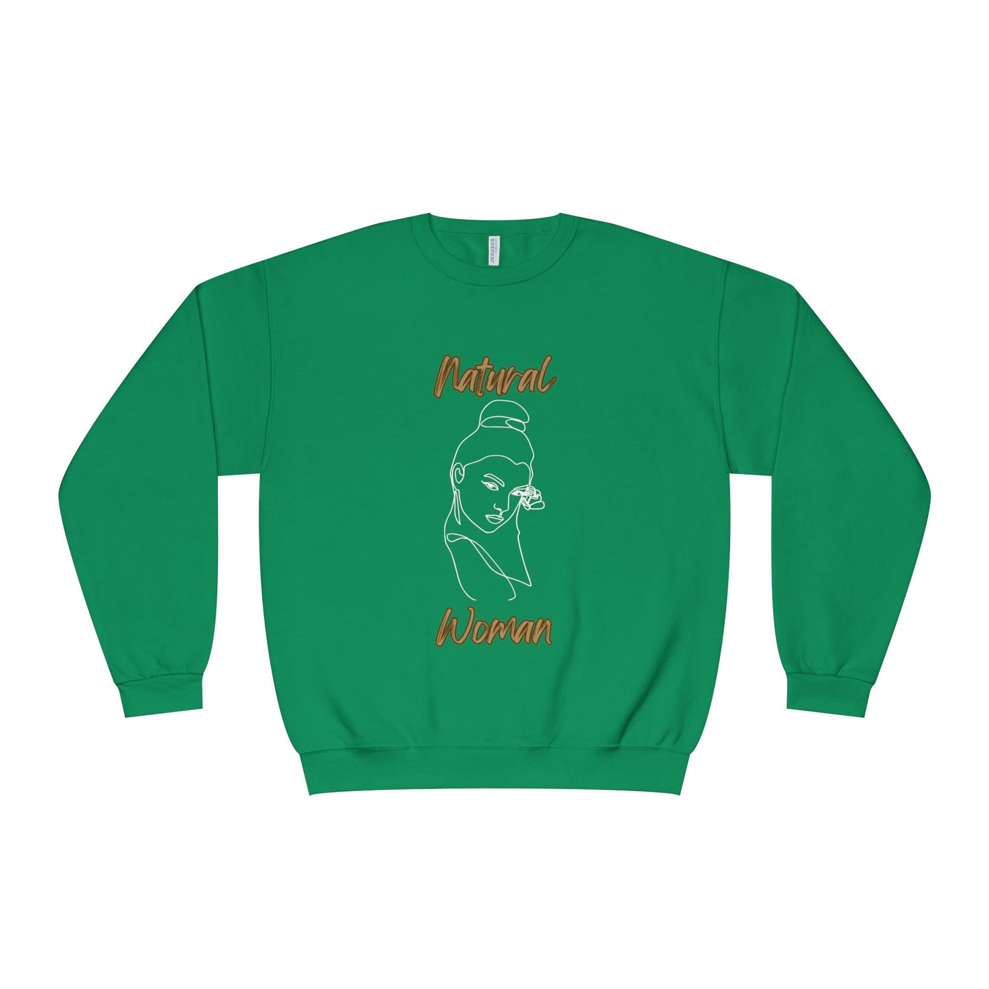Natural Woman Sassy Bun (WL) Crewneck Sweatshirt