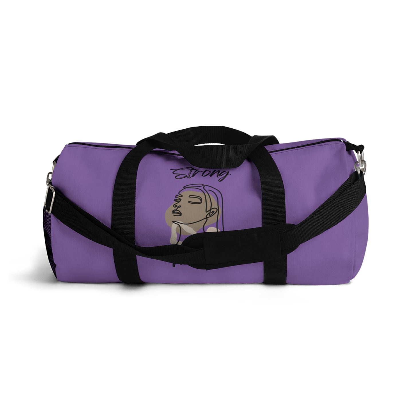 Strong Momma (BL) Duffel Bag LIGHT PURPLE