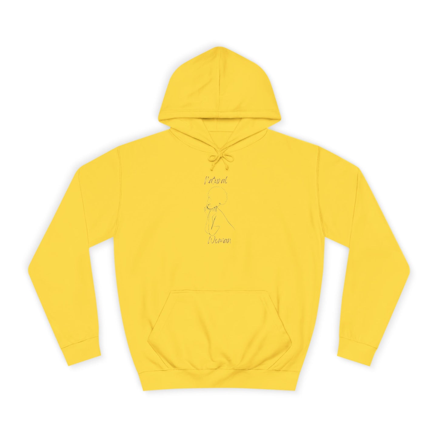 Natural Woman Cute Afro (BL) Hoodie