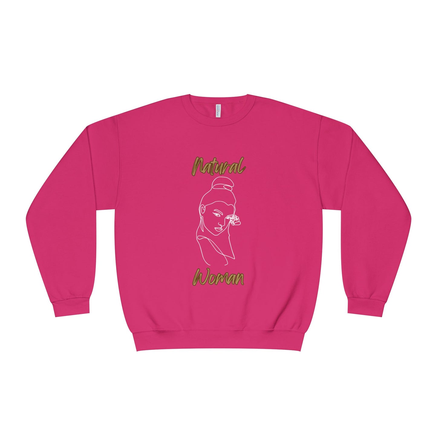 Natural Woman Sassy Bun (WL) Crewneck Sweatshirt