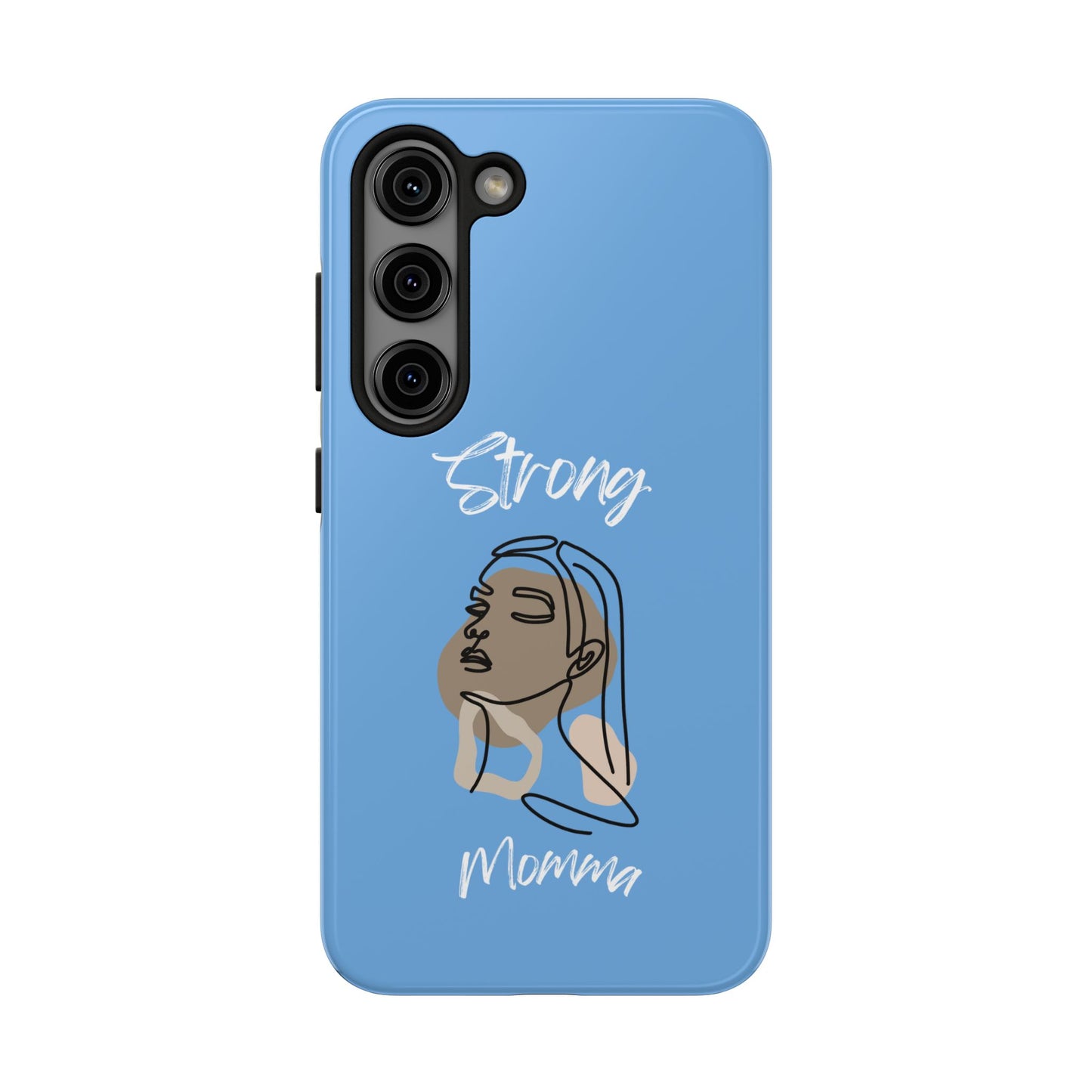 Strong Momma (WL) Tough Phone Cases LIGHT BLUE