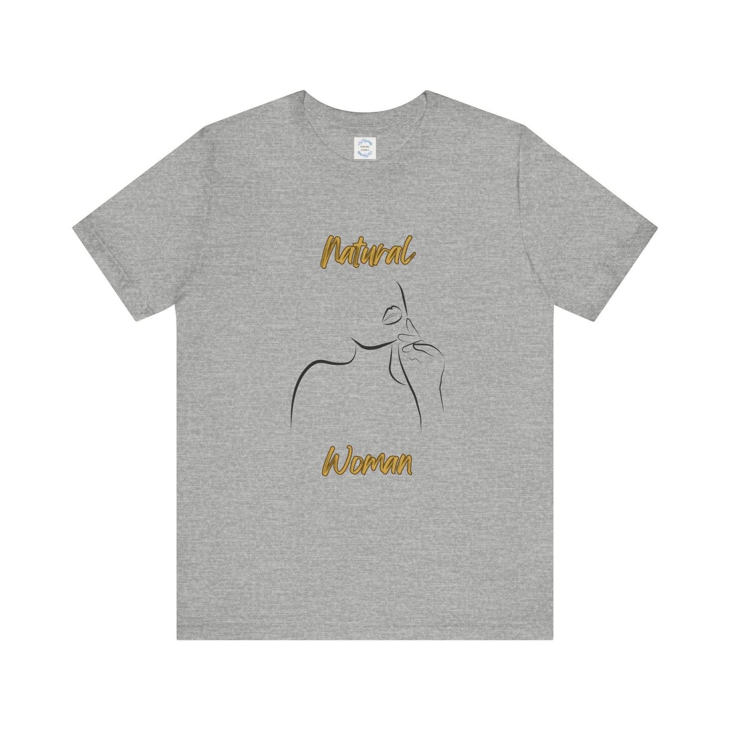 Natural Woman Chin Up (BL) Short Sleeve T-Shirt