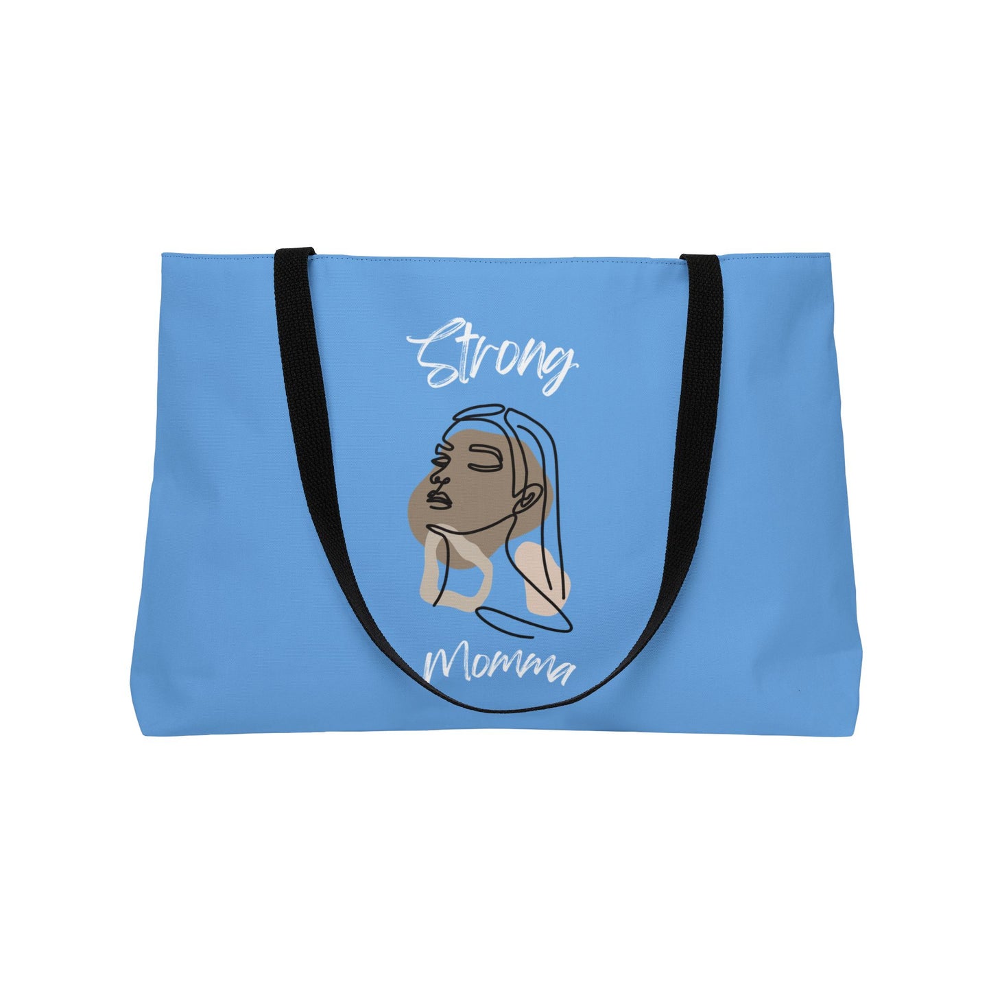 Strong Momma (WL) Weekender Tote Bag LIGHT BLUE