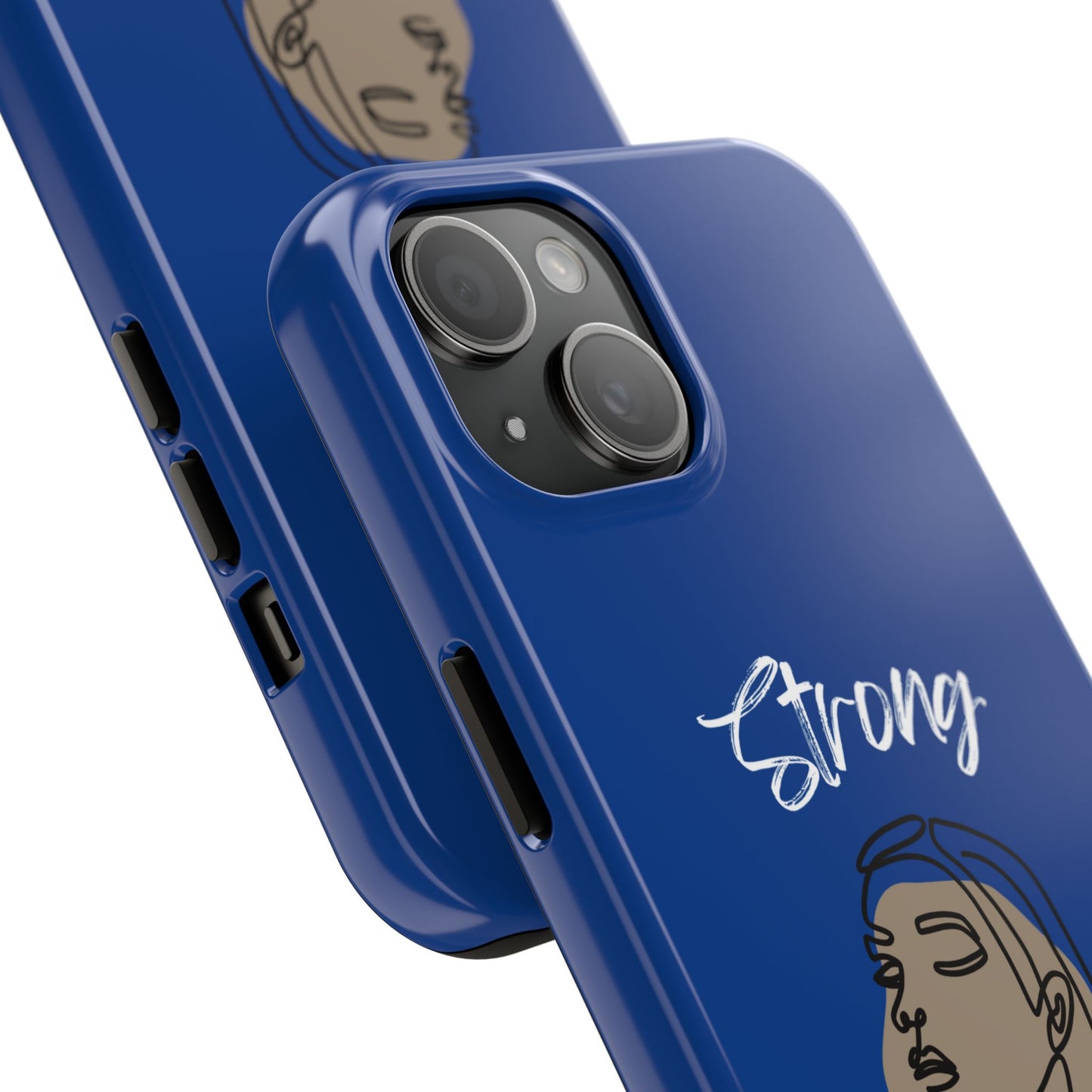 Strong Momma (WL) Tough Phone Cases DARK BLUE