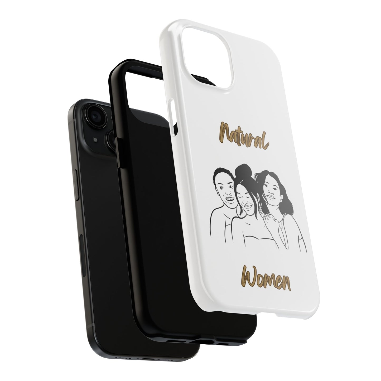 Natural Women Laughing Friends (BL)Tough Phone Cases WHITE