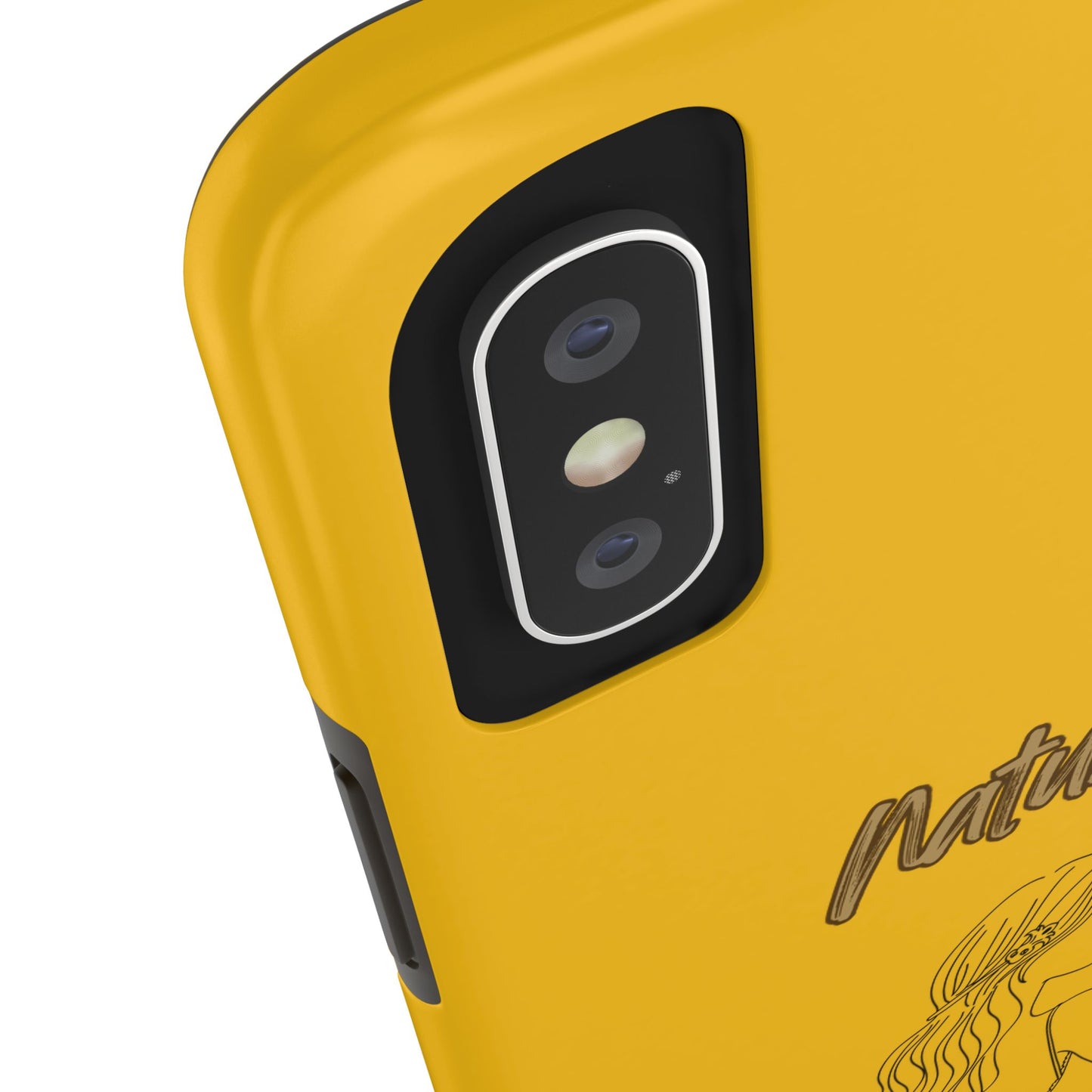 Natural Woman Young Woman (BL)Tough Phone Cases YELLOW