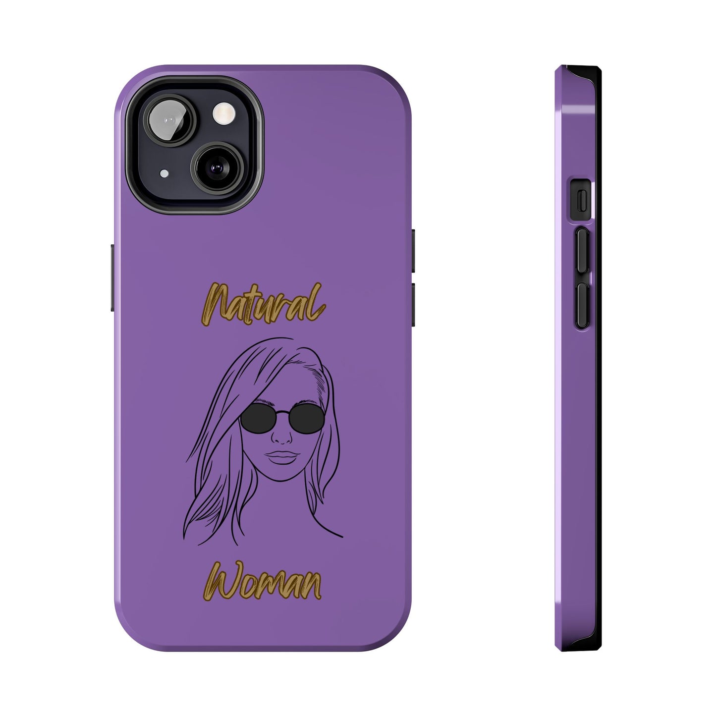 Natural Woman Shades (BL)Tough Phone Cases LIGHT PURPLE