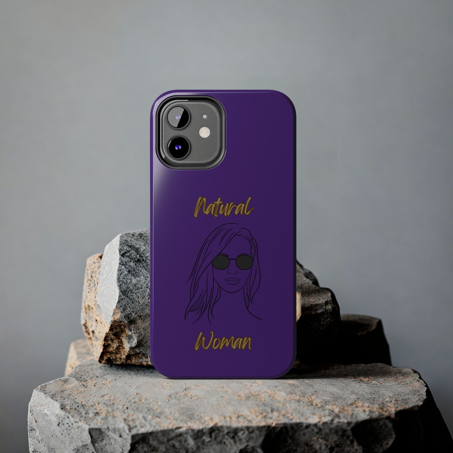 Natural Woman Shades (BL)Tough Phone Cases PURPLE