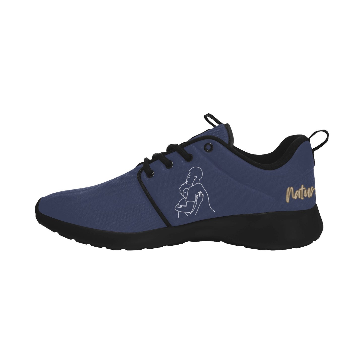 Natural Woman SAFE WITH MOMMA (WL) ROYAL w/ Sole Sneakers