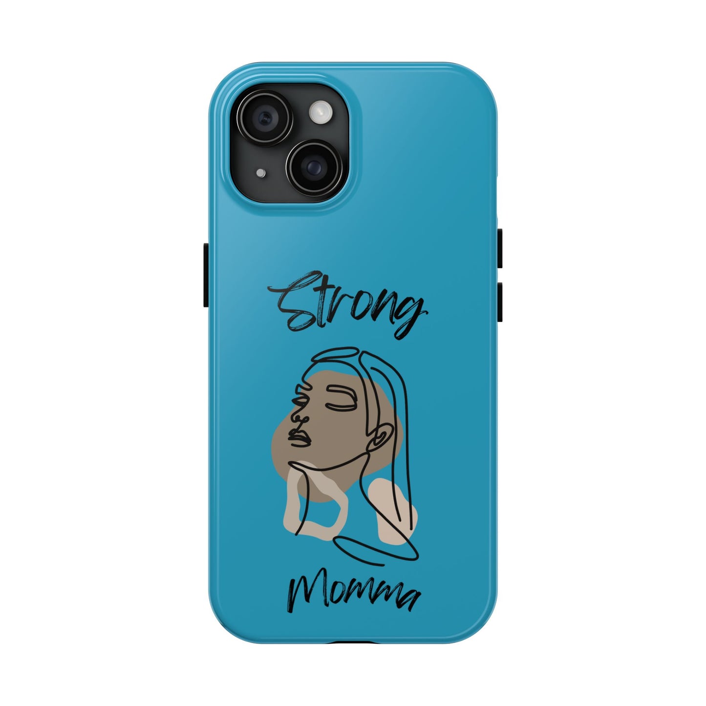 STRONG MOMMA Samsung Galaxy Tough Phone Cases (BL) Turquoise