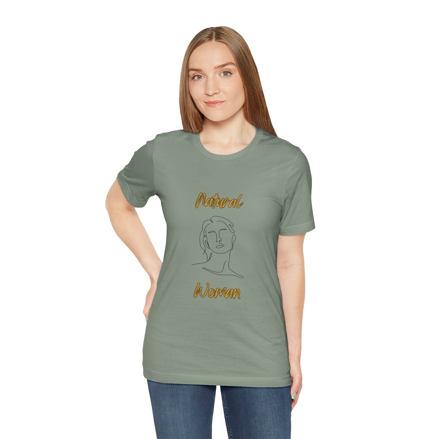 Natural Woman Hello (BL) Short Sleeve T-Shirt