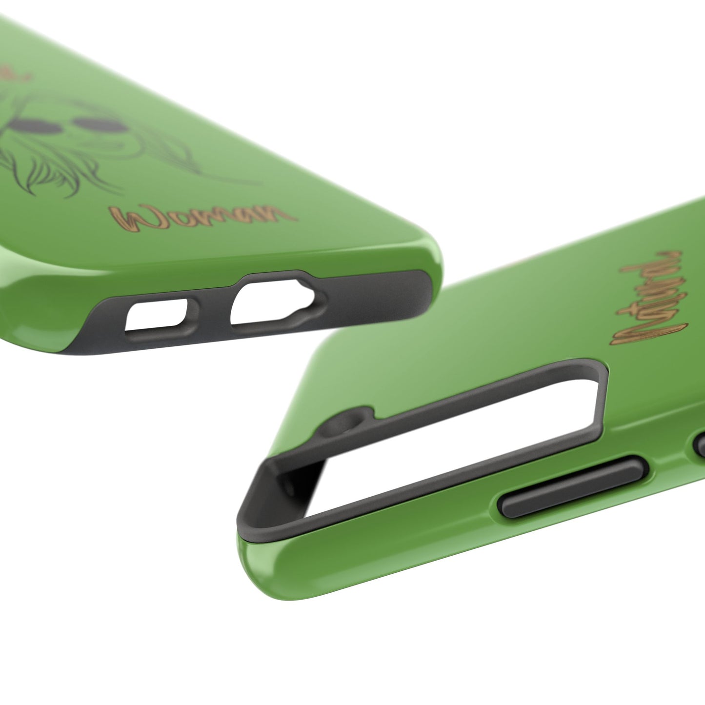 Natural Woman Shades (BL)Tough Phone Cases GREEN
