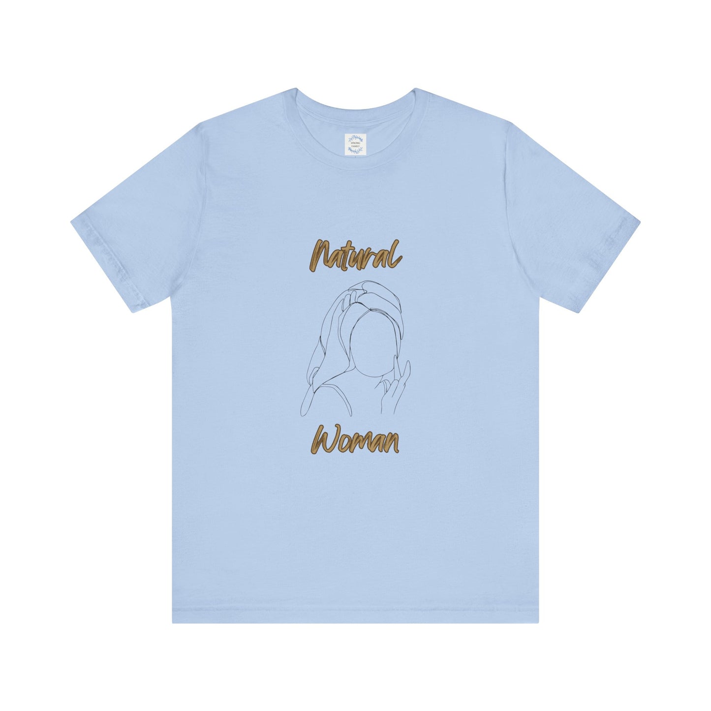 Natural Woman Towel Wrapped (BL) Short Sleeve T-Shirt