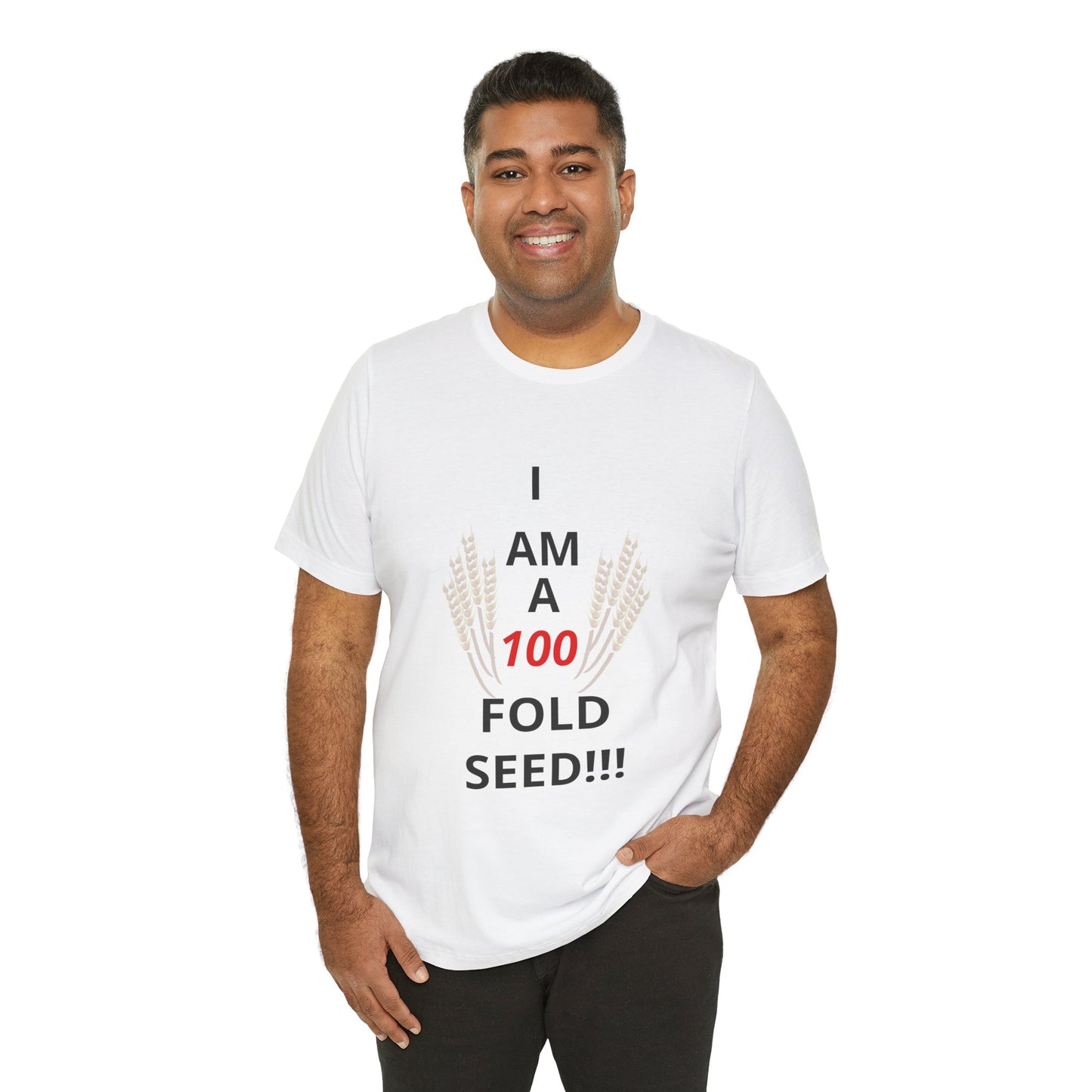 100 Fold Seed (BL)Unisex Jersey Short Sleeve T-Shirt