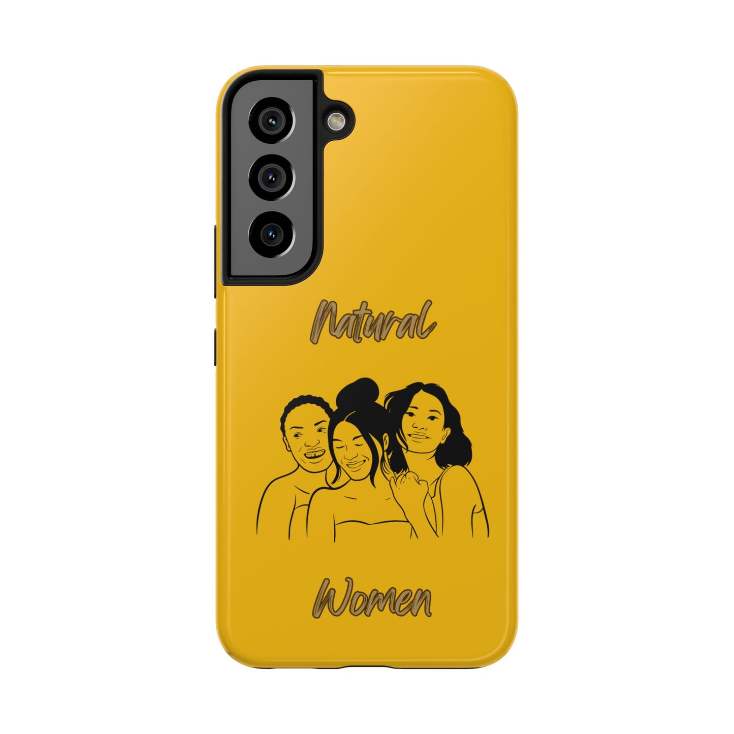 Natural Women Laughing Friends (BL)Tough Phone Cases YELLOW