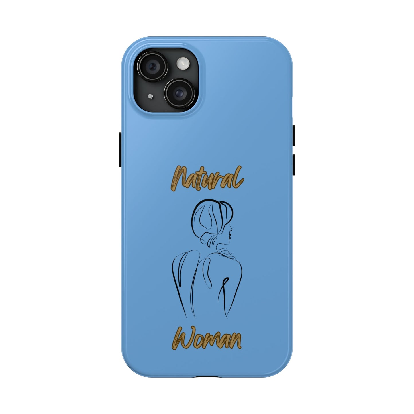Natural Woman Back (BL)Tough Phone Cases LIGHT BLUE