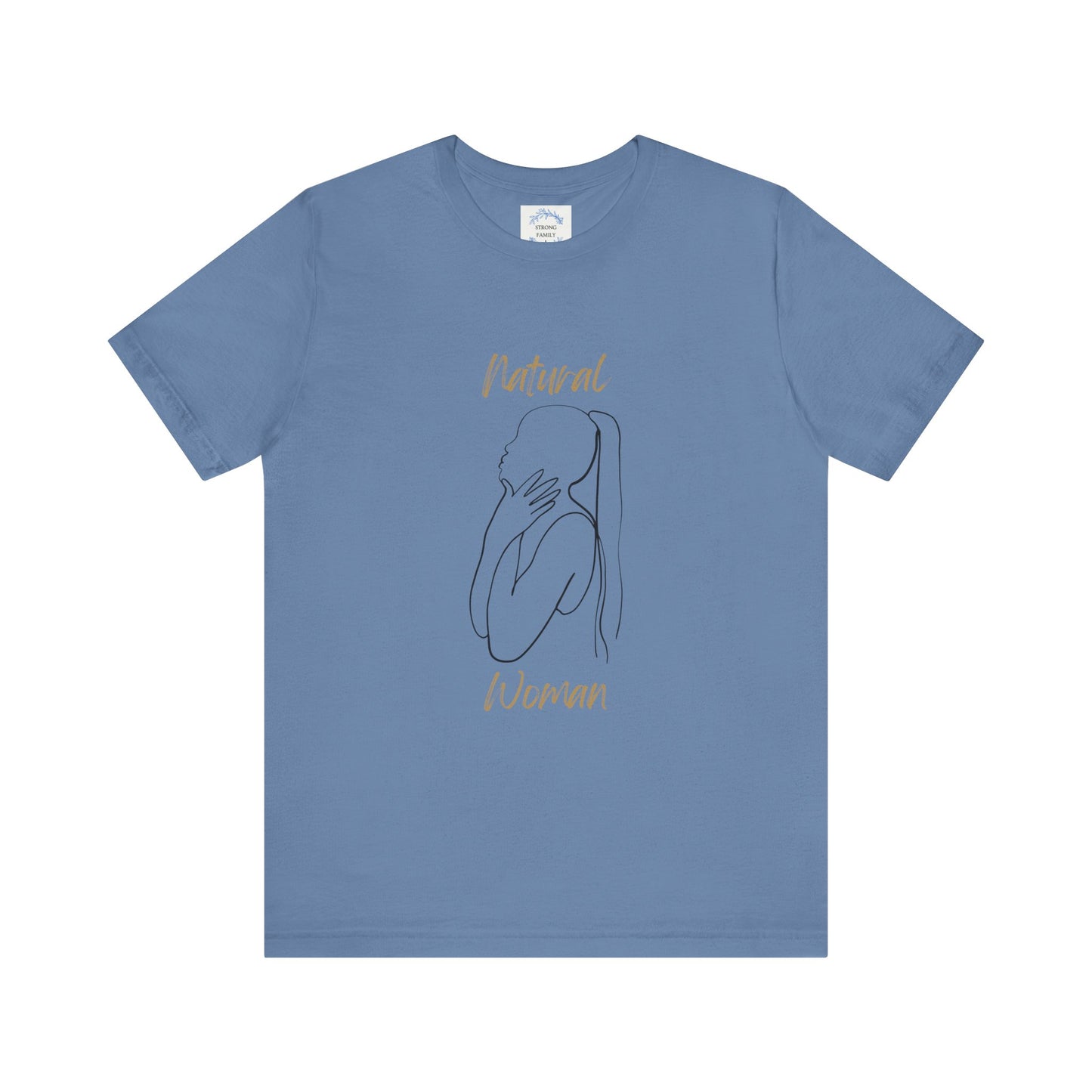 Natural Woman Ponytail (BL) Short Sleeve T-Shirt