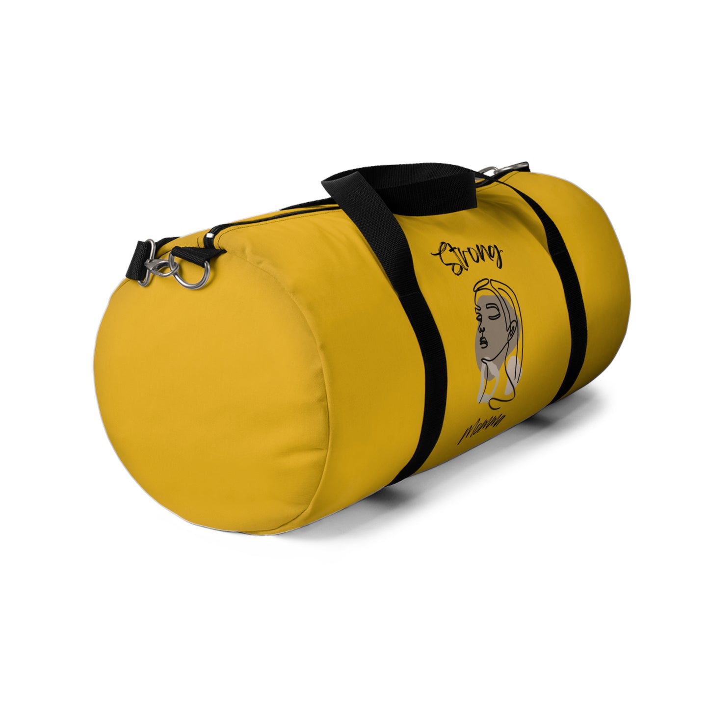 Strong Momma (BL) Duffel Bag YELLOW