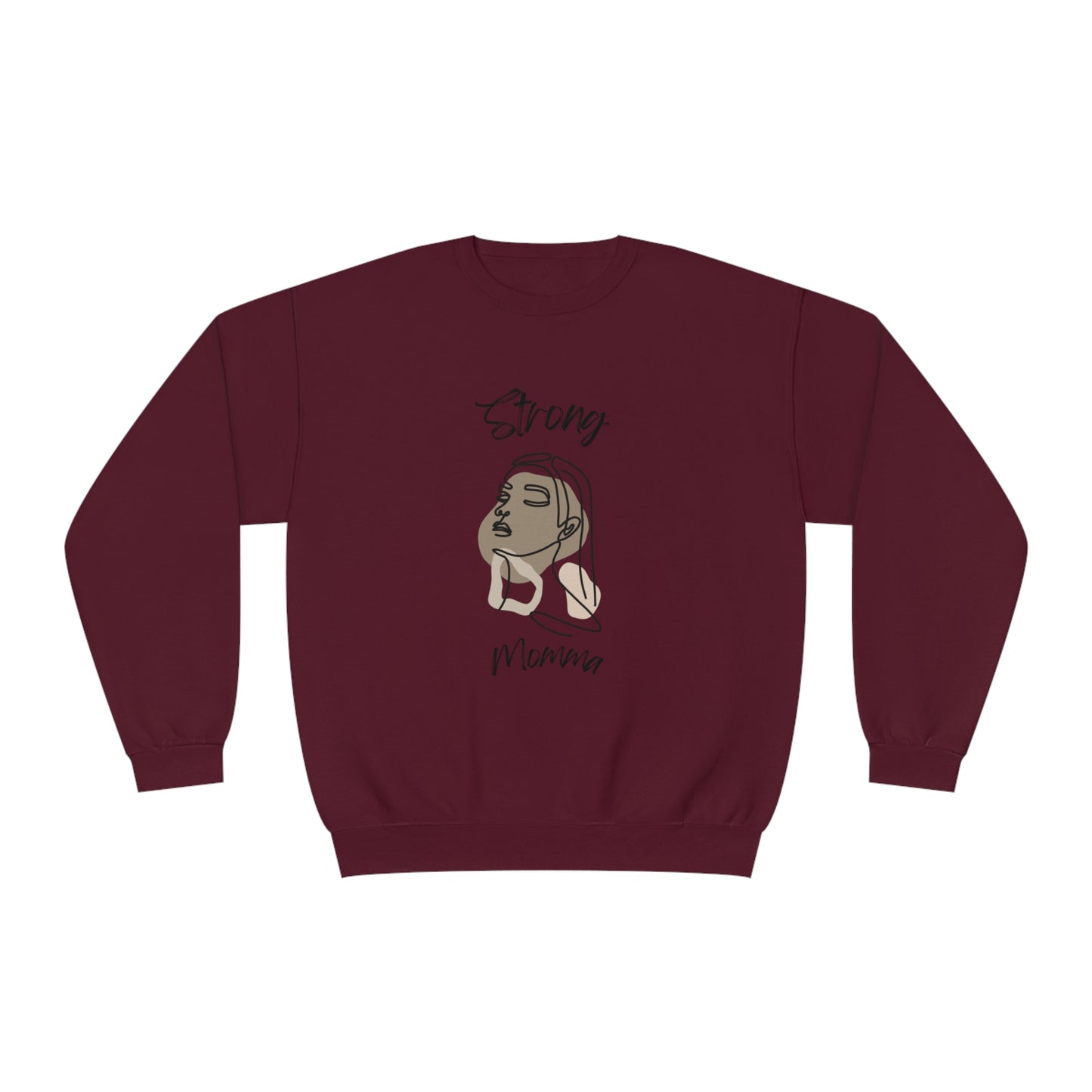 Strong Momma Crewneck Sweatshirt (BL)