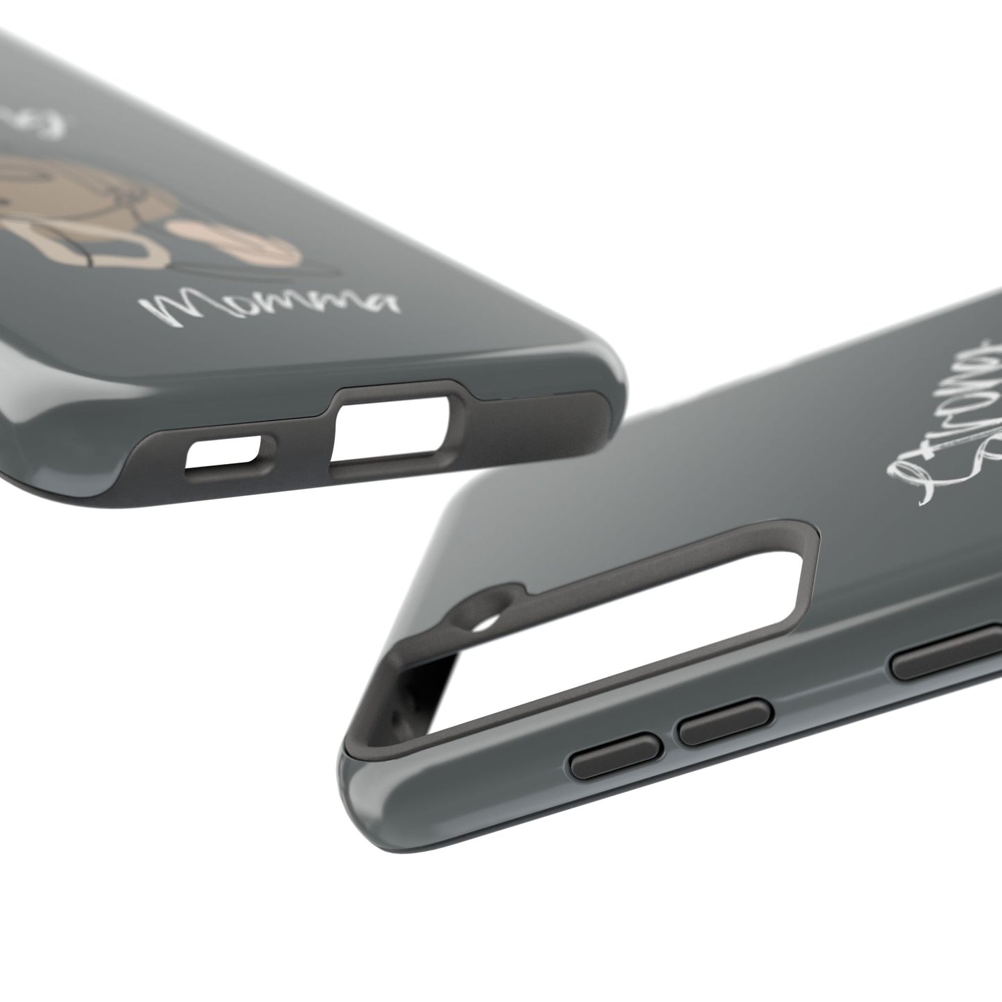 Strong Momma (WL) Tough Phone Cases DARK GREY