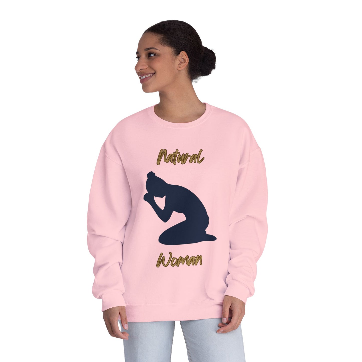 Natural Woman Pray (BL) Crewneck Sweatshirt